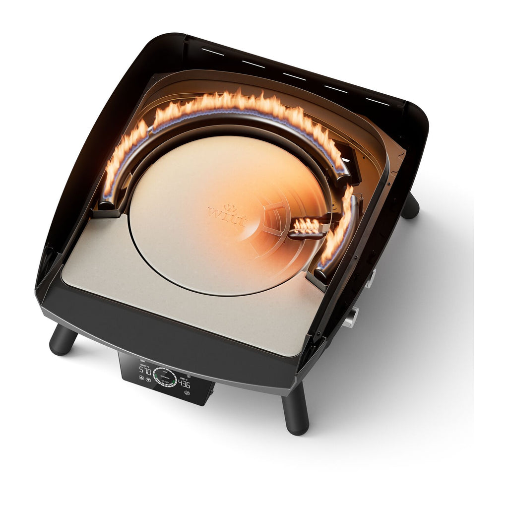 Witt ETNA Rotante Control 13in EU Pizza oven Black