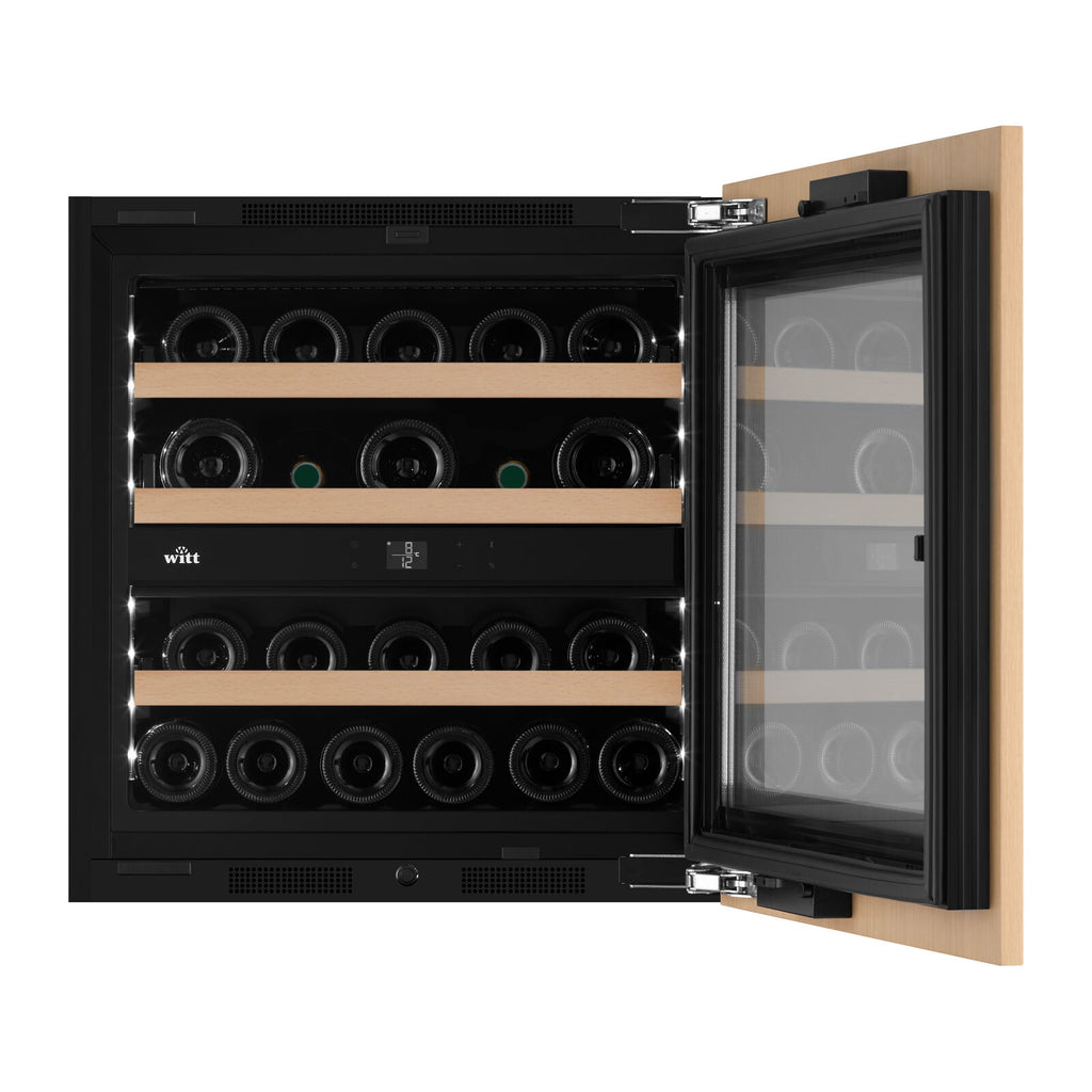 Witt WIU6060P-2P23 Integrated wine Black