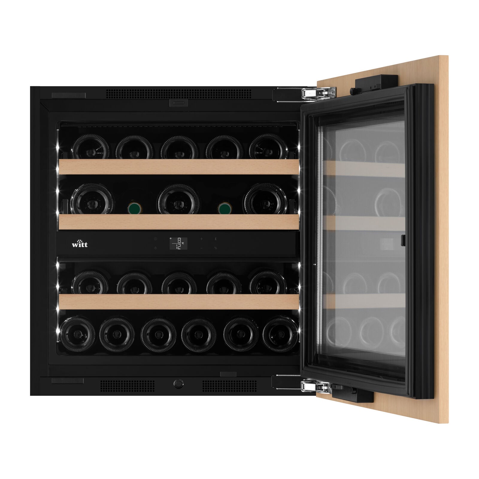 Witt WIU6060P-2P23 Integrated wine Black