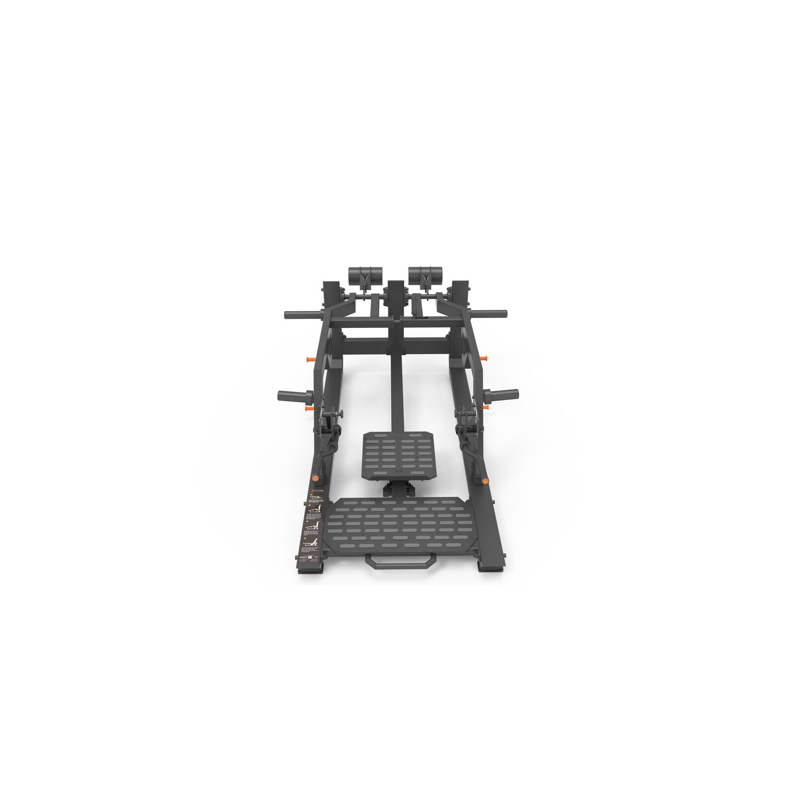 Booty Builder Reverse Lunge Plate Loaded Strength training Machine Black