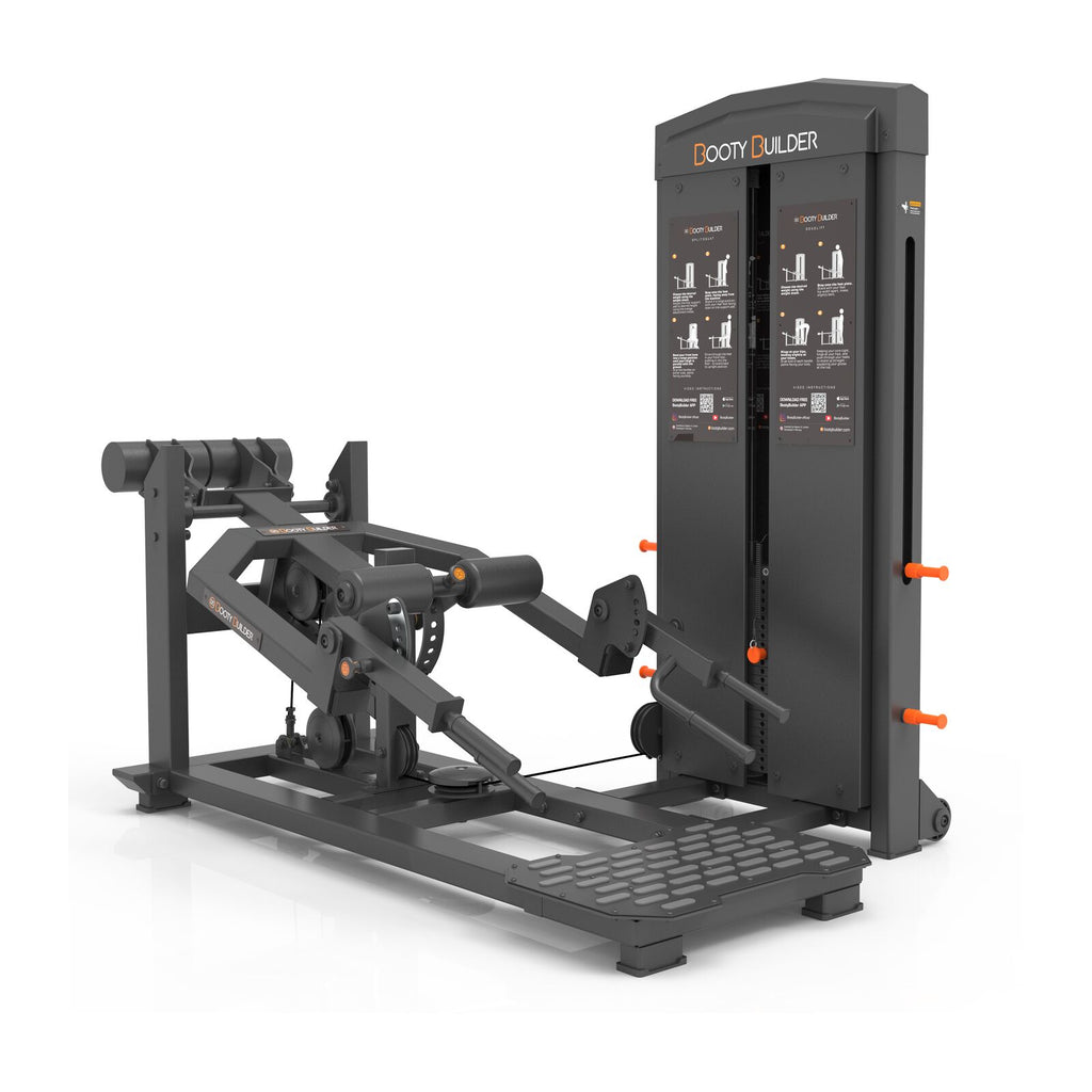 Booty Builder Deadlift, Stack loaded Strength training Machine Black