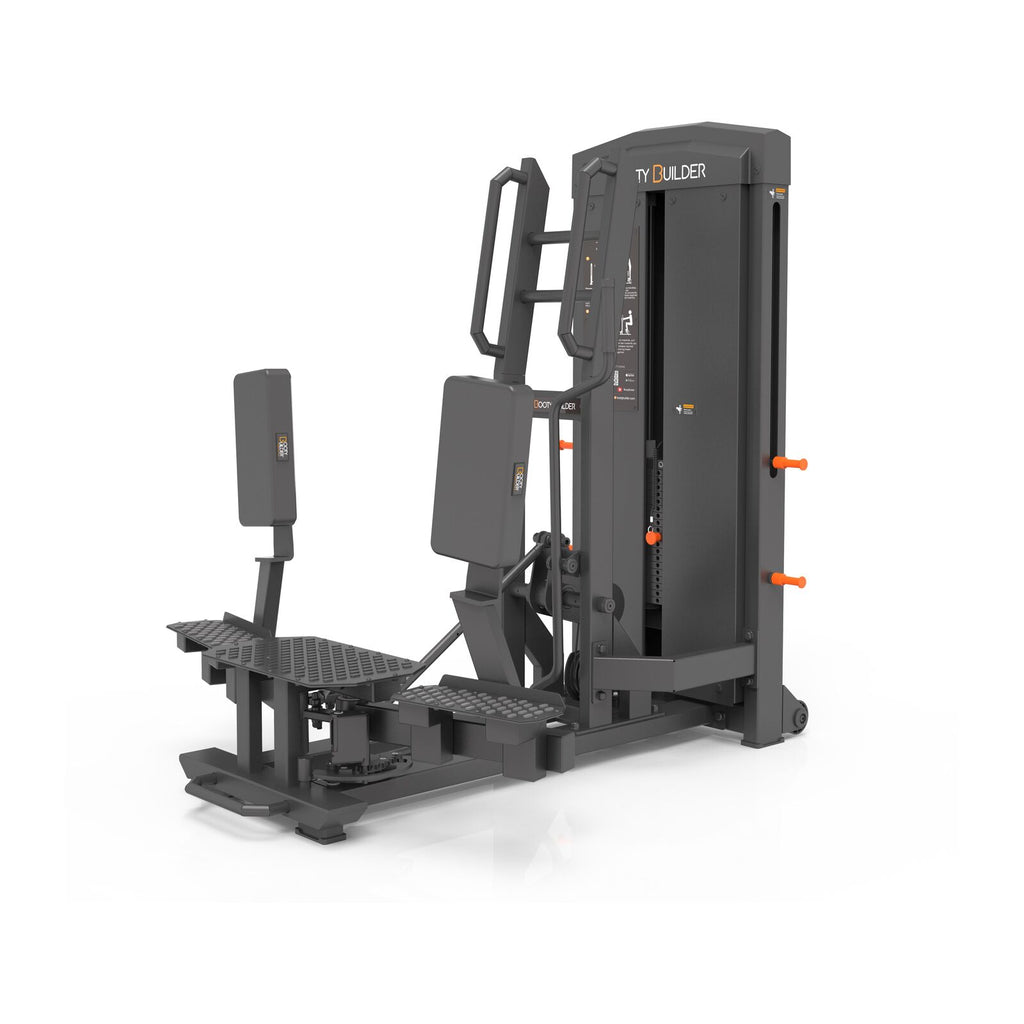 Booty Builder Standing Adductor Selectorized, Stack loaded Strength training Machine Black