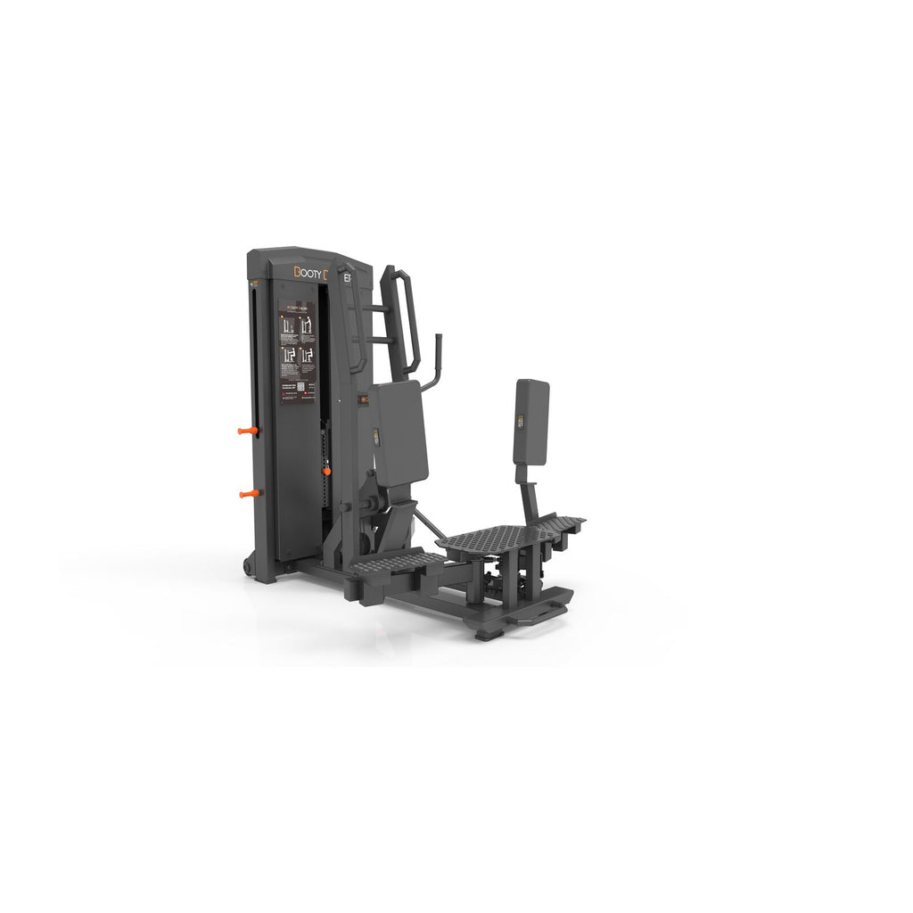 Booty Builder Standing Adductor Selectorized, Stack loaded Strength training Machine Black