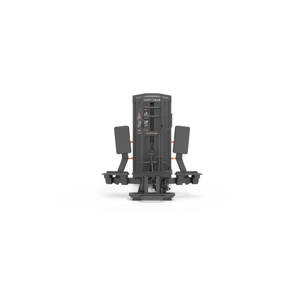 Booty Builder Standing Adductor Selectorized, Stack loaded Strength training Machine Black