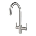Insinkerator 3N1 Tap - J Shape Tap Brushed steel