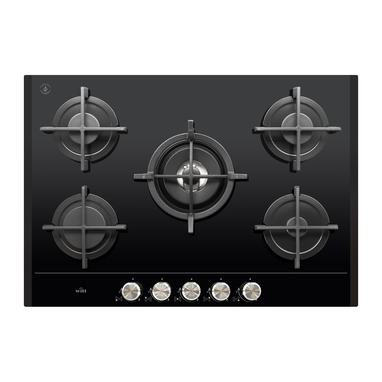 Witt WGH 755 GOG Gas hob Black
