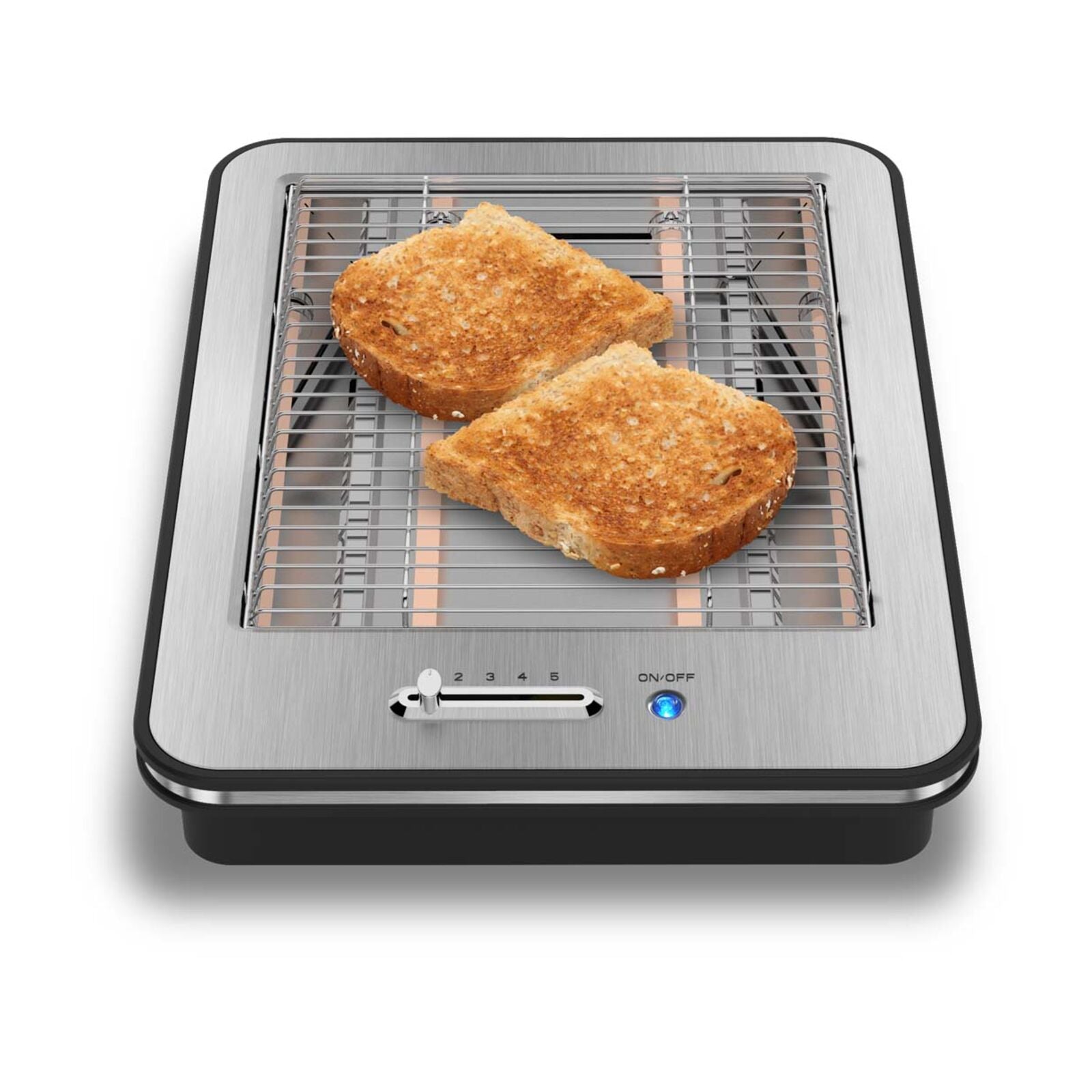 Witt Classic Flat toaster Toaster Brushed Steel