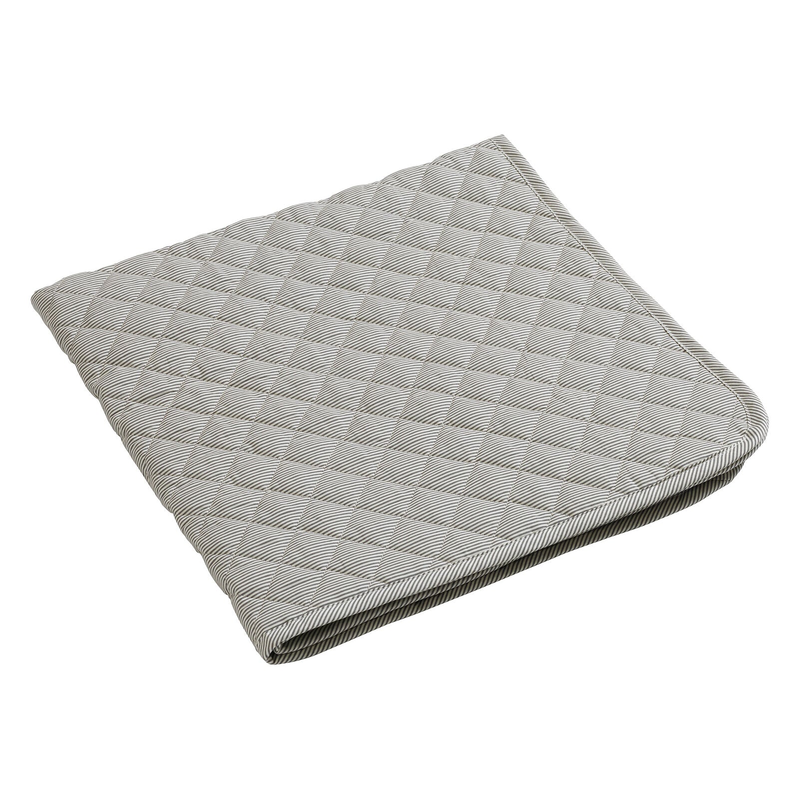 By KlipKlap Play Blanket Emil Stripe Steel Grey