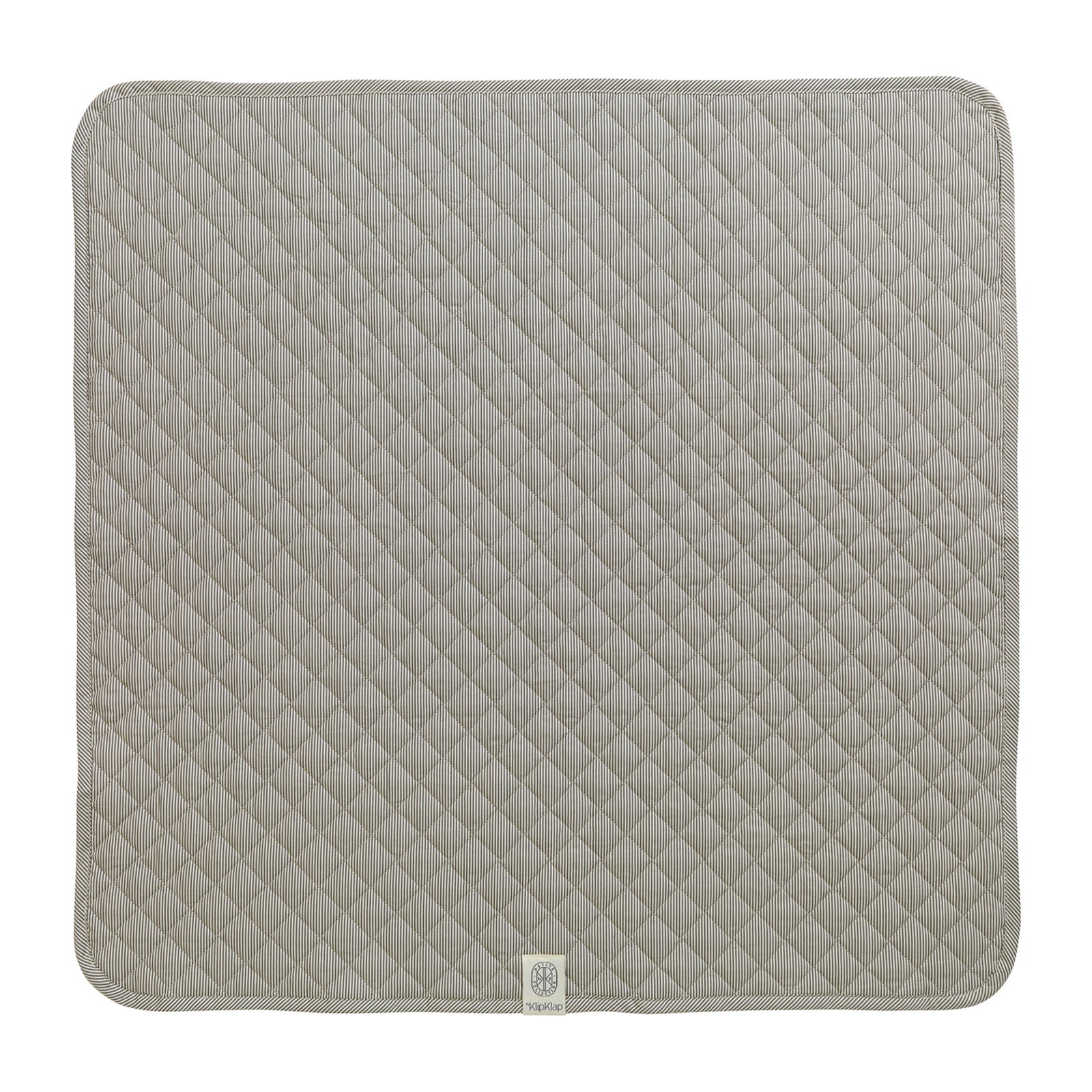 By KlipKlap Play Blanket Emil Stripe Steel Grey
