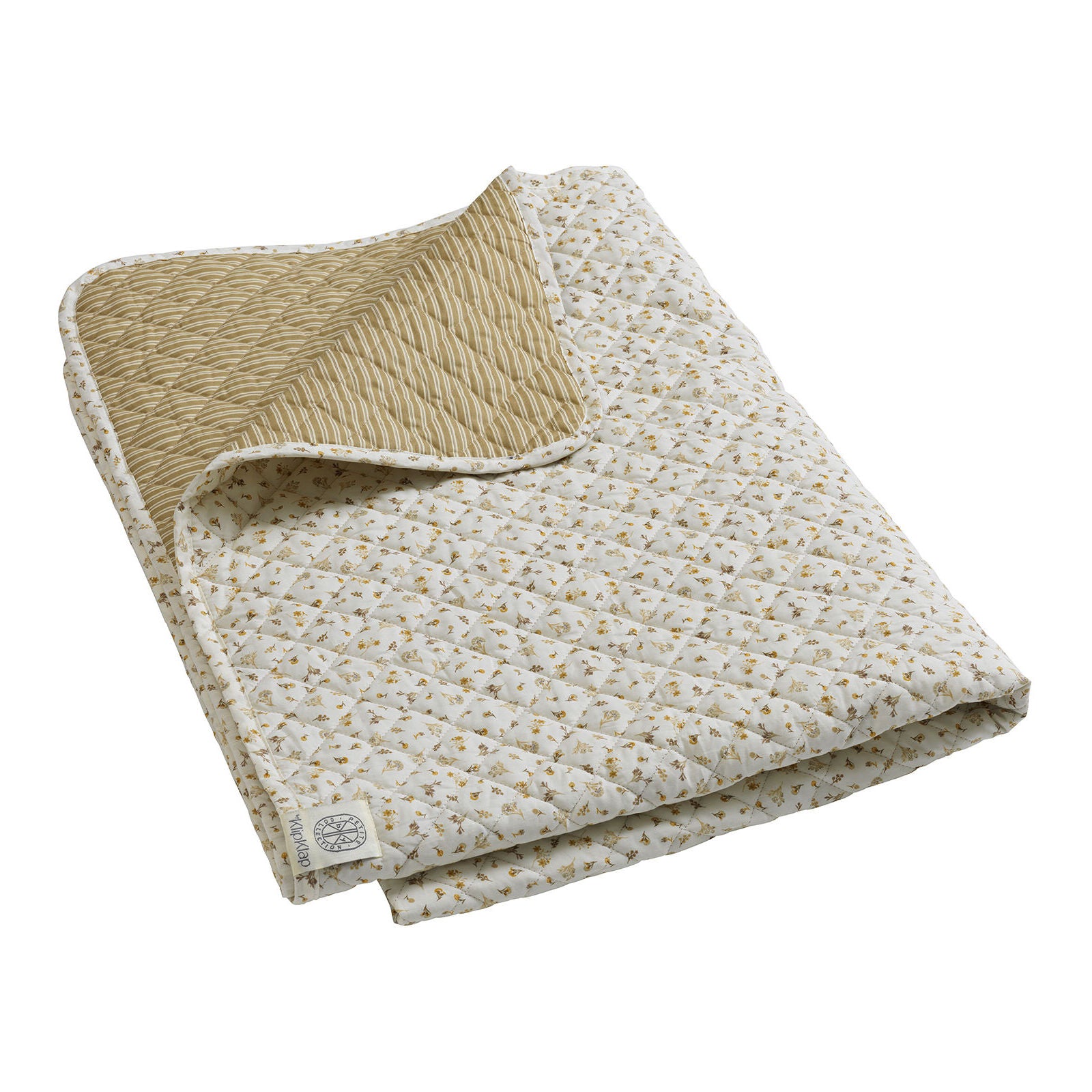 By KlipKlap Bed Blanket Poetic Garden Honey