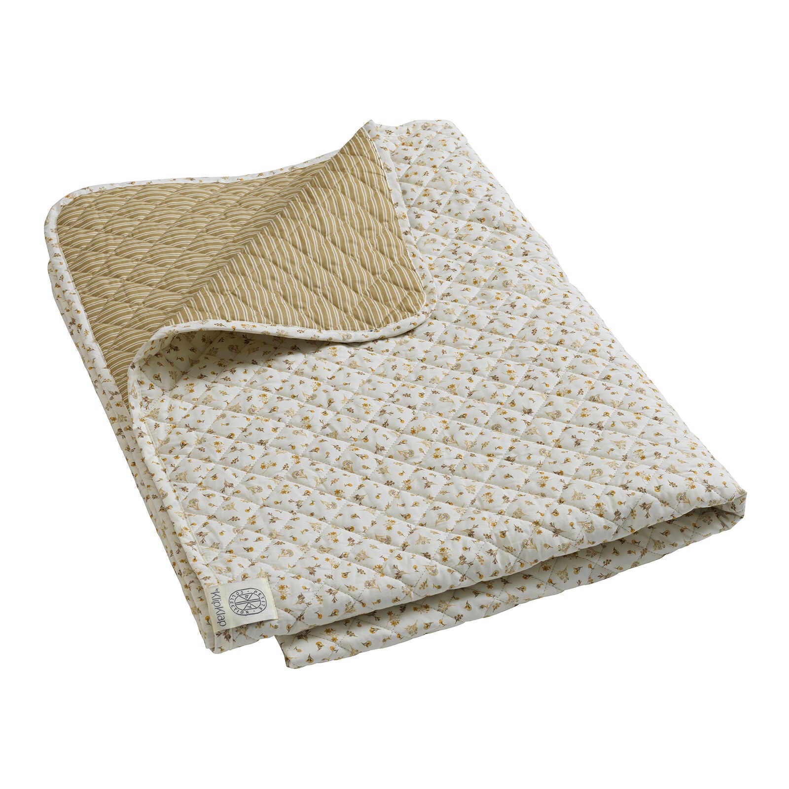 By KlipKlap Bed Blanket Poetic Garden Honey