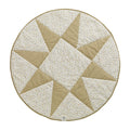 By KlipKlap Spieldecke Rund Steppdecke Stern Nougat