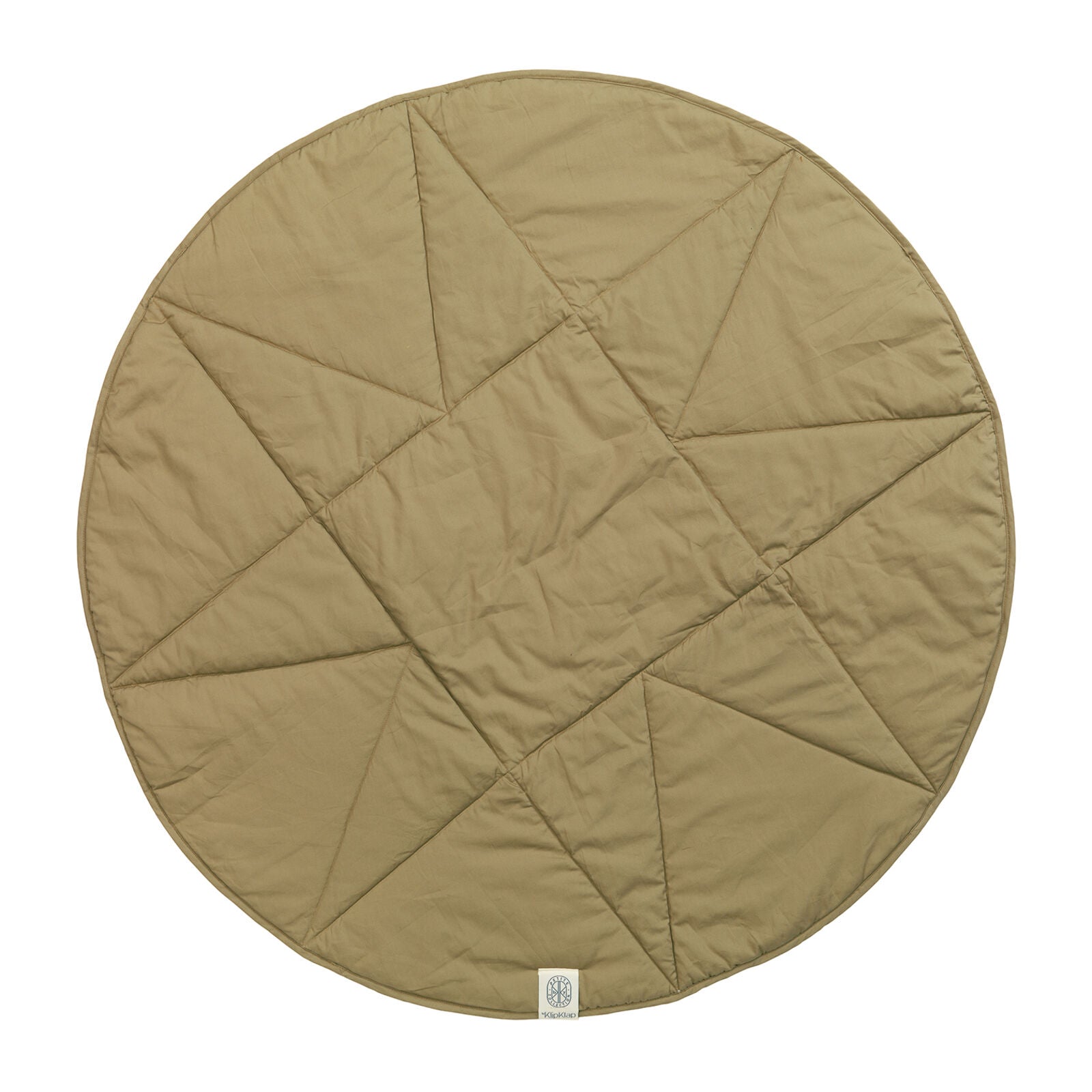 By KlipKlap Play Blanket Round Quilt Star Nougat