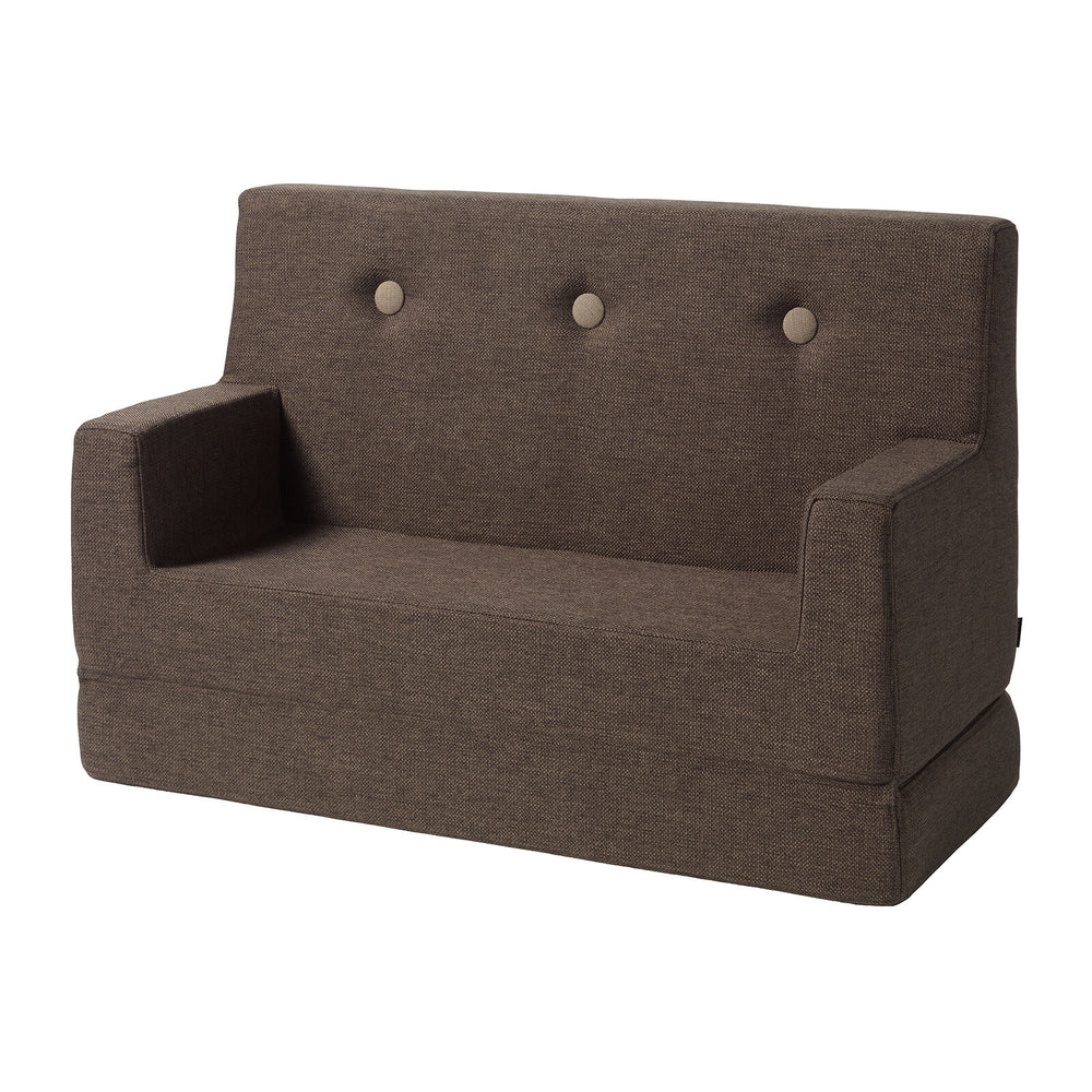By KlipKlap KK Kids Sofa Brown w. Sand