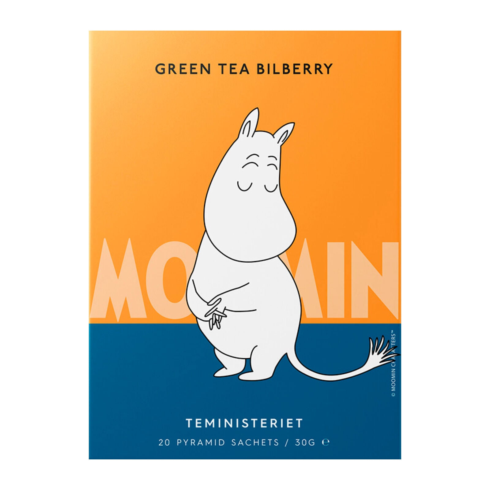 Teministeriet Moomin Green Tea Bilberry Pyramid Tea