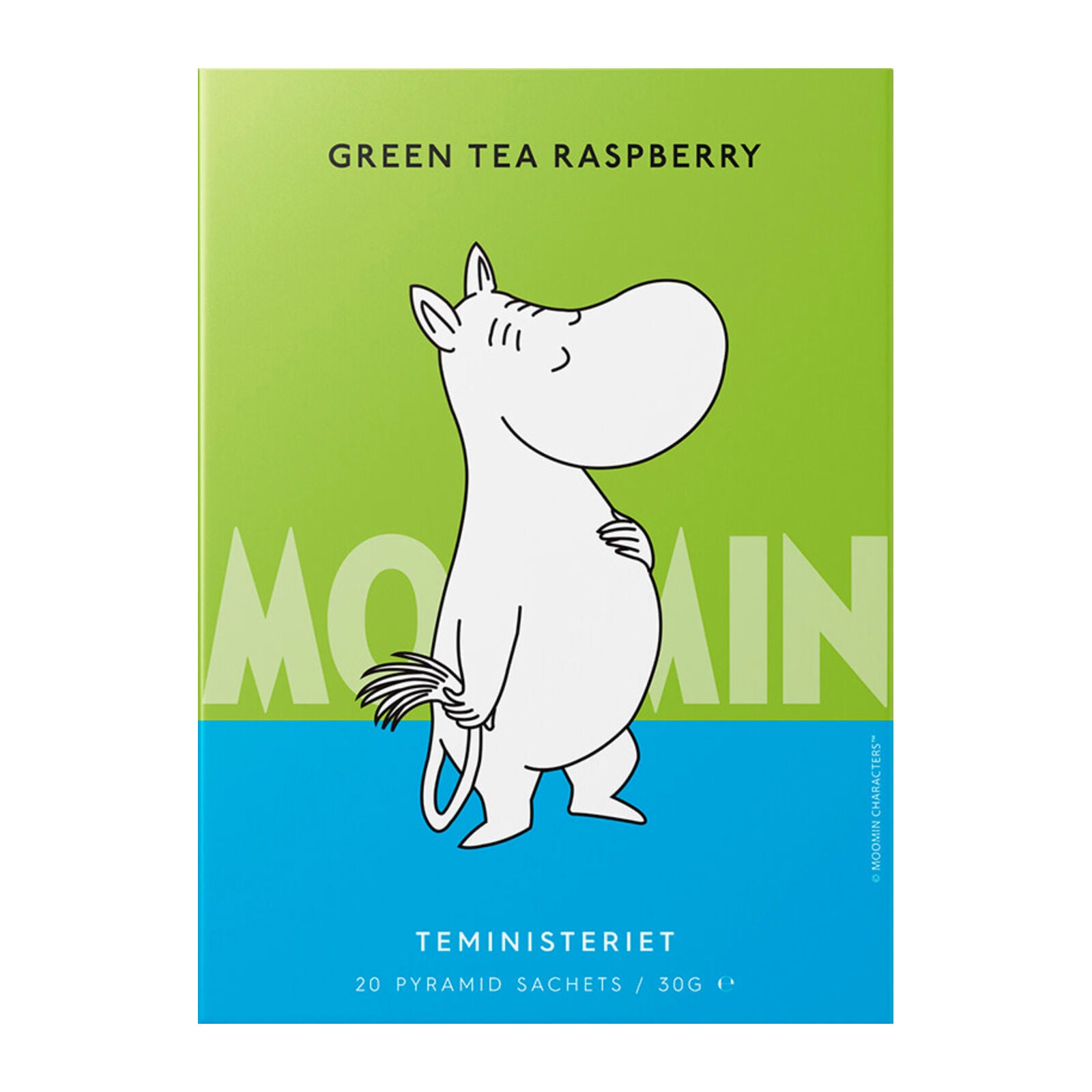 Teministeriet Moomin Green Tea Raspberry Pyramid Tea