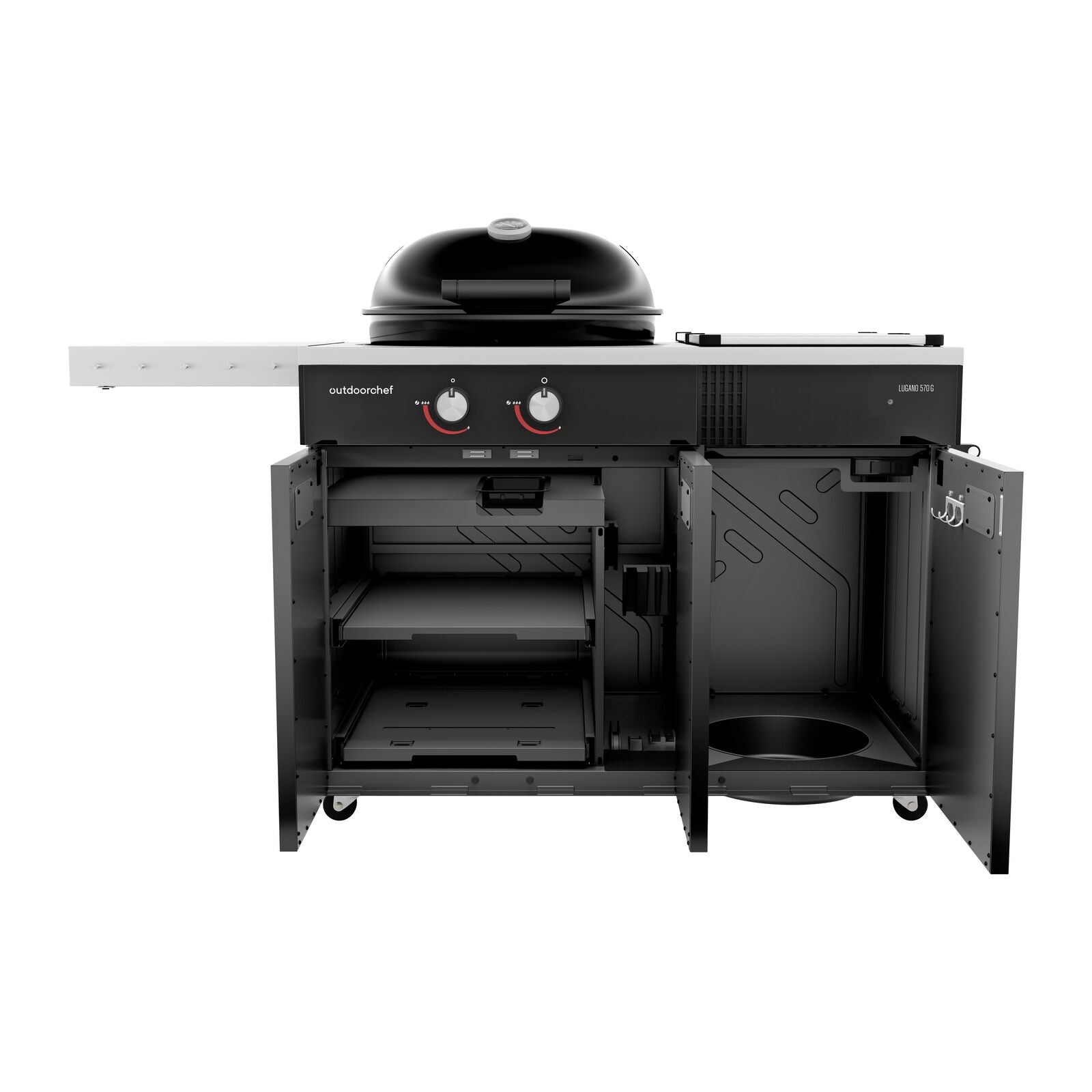 Outdoorchef Lugano 570 G Evo II 30mbar Gas BBQ Black