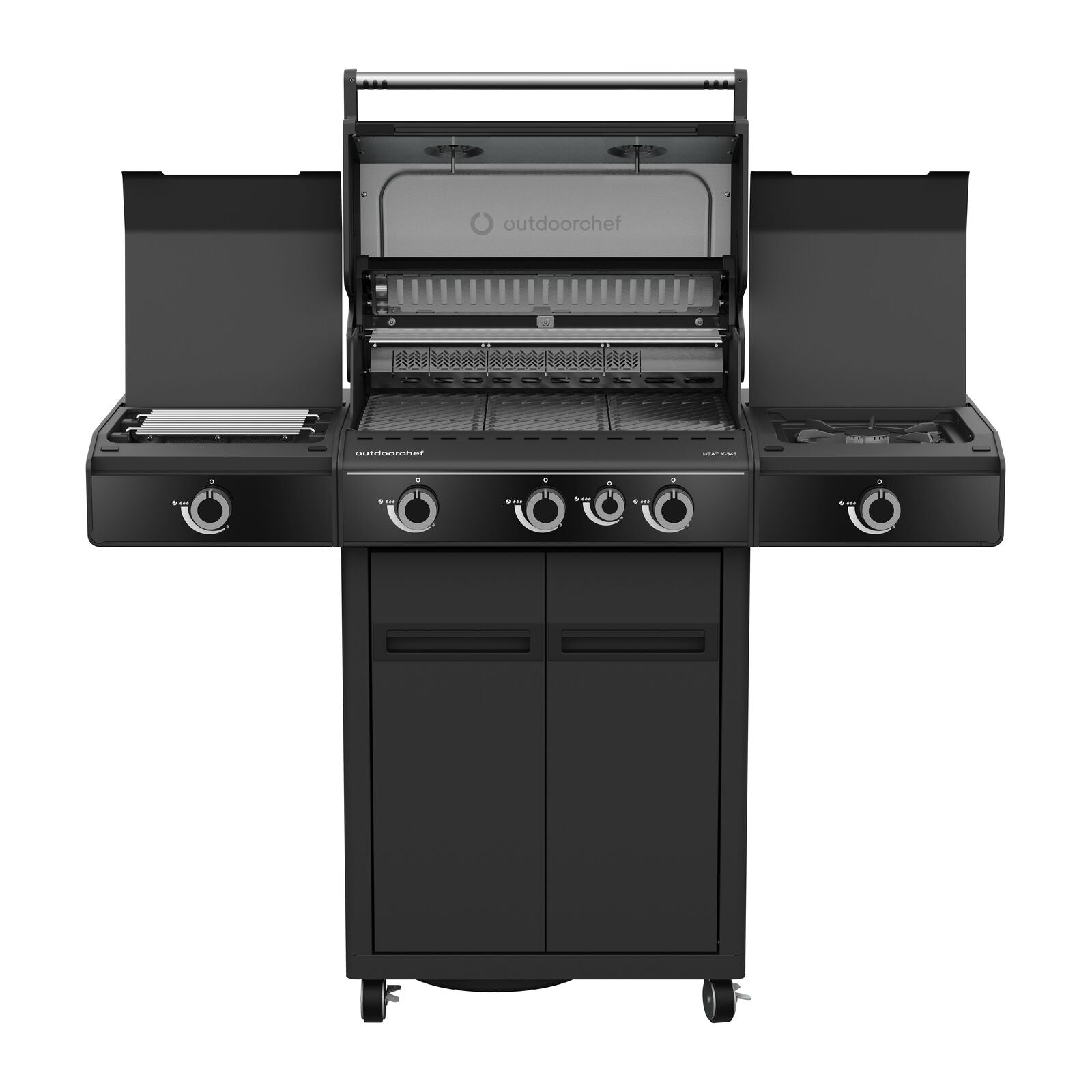 Outdoorchef BBQ station heat X-345 30mbar Gas BBQ Black