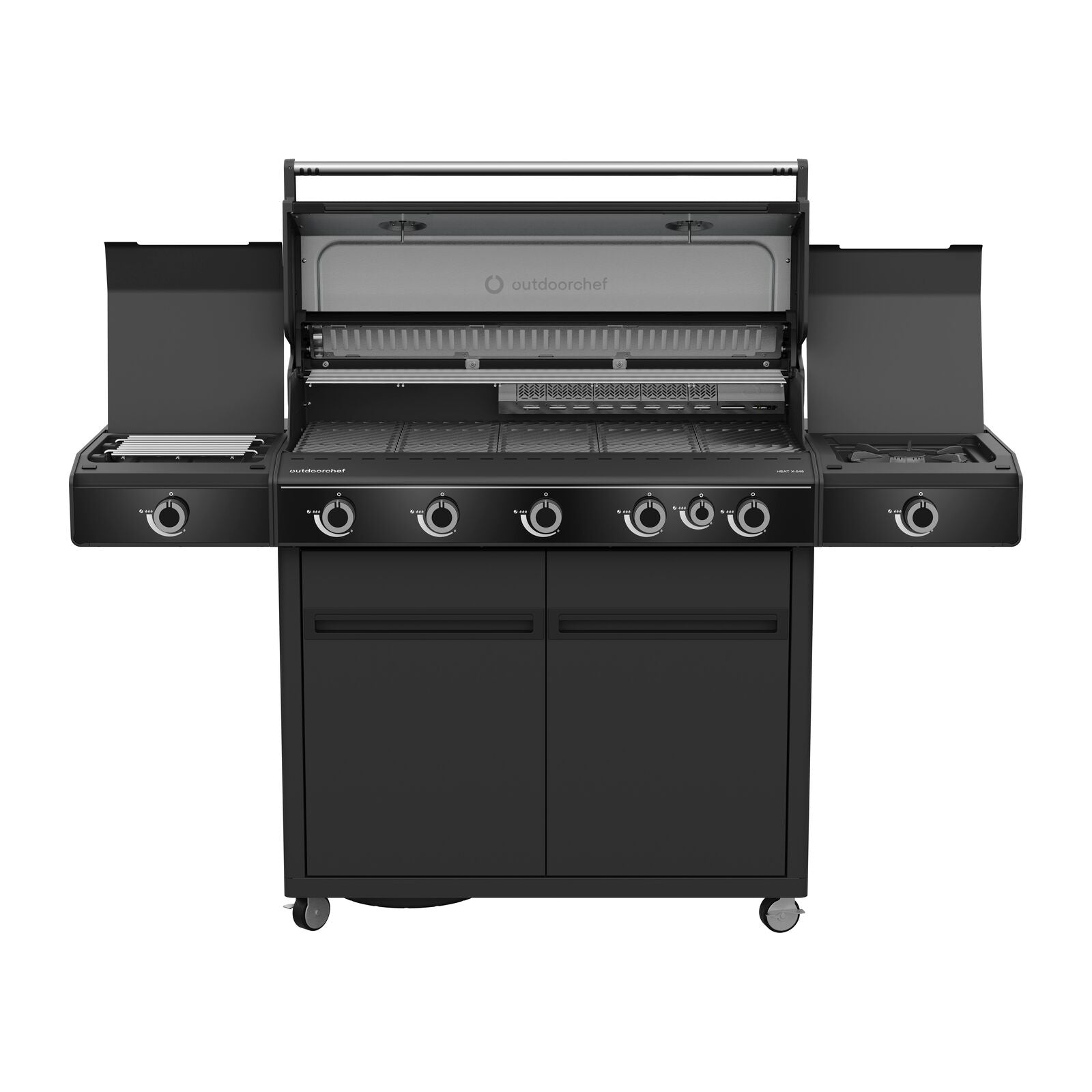 Outdoorchef BBQ station heat X-545 30mbar Gas BBQ Black