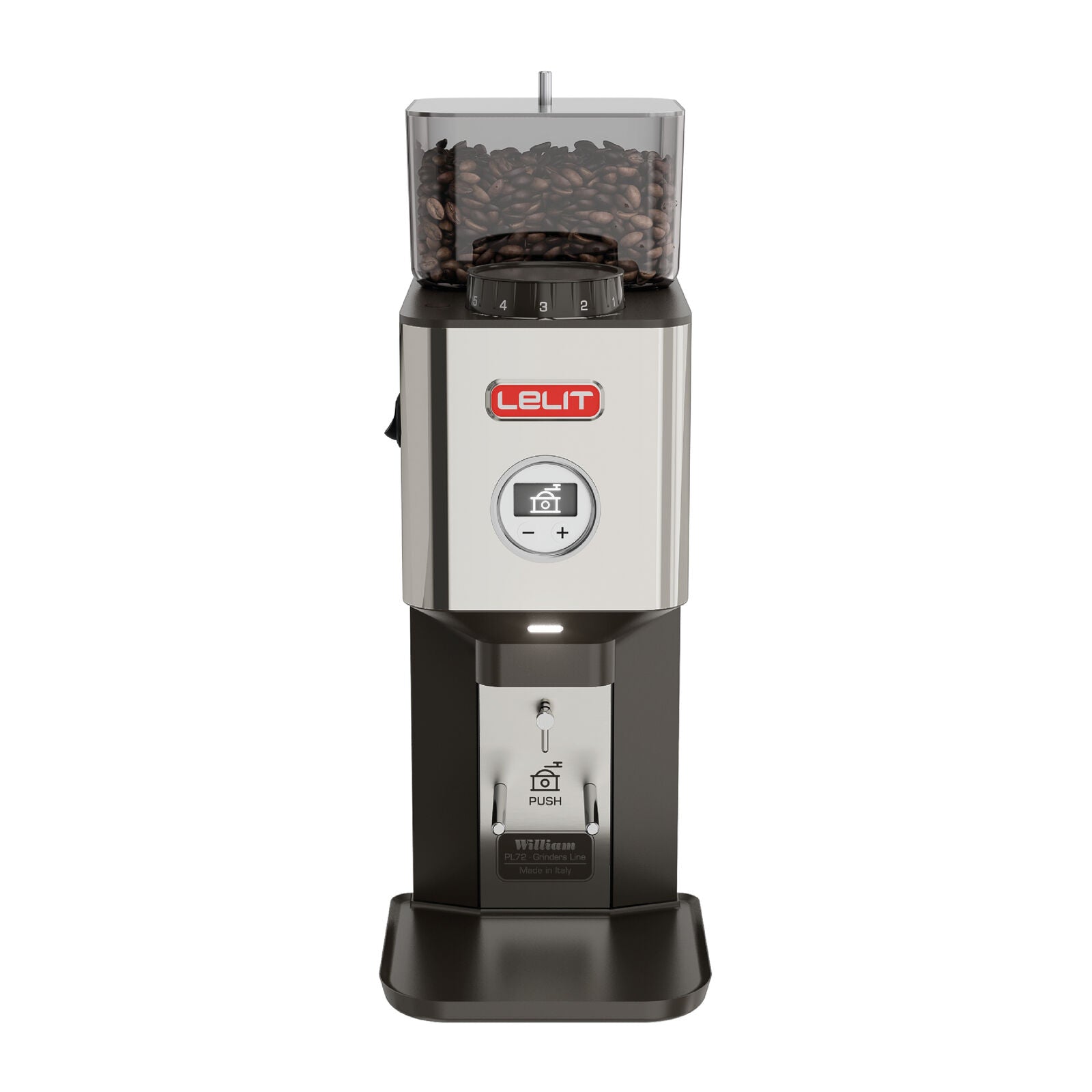 Lelit William - PL72-P Coffee grinder Brushed Stainless Steel