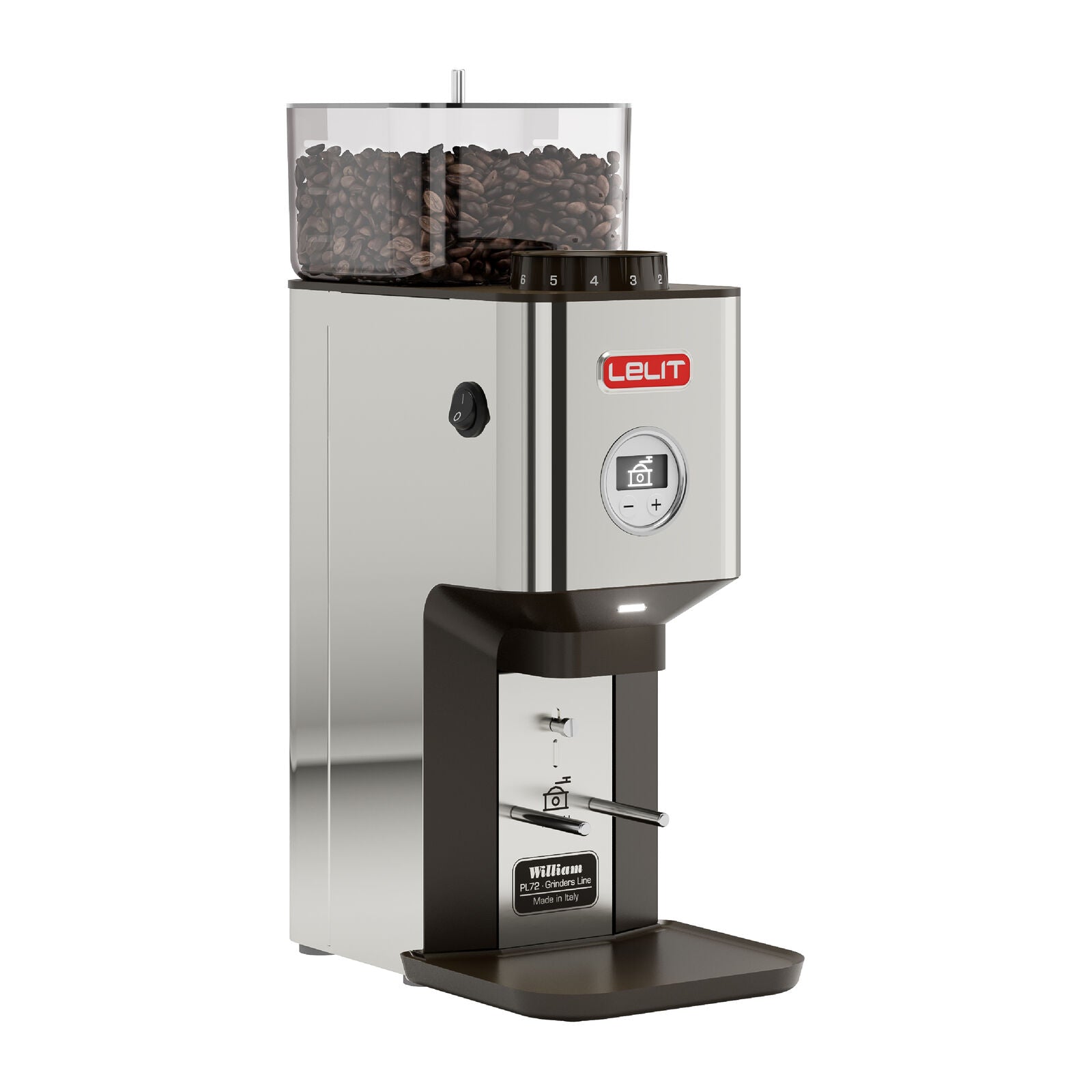 Lelit William - PL72-P Coffee grinder Brushed Stainless Steel