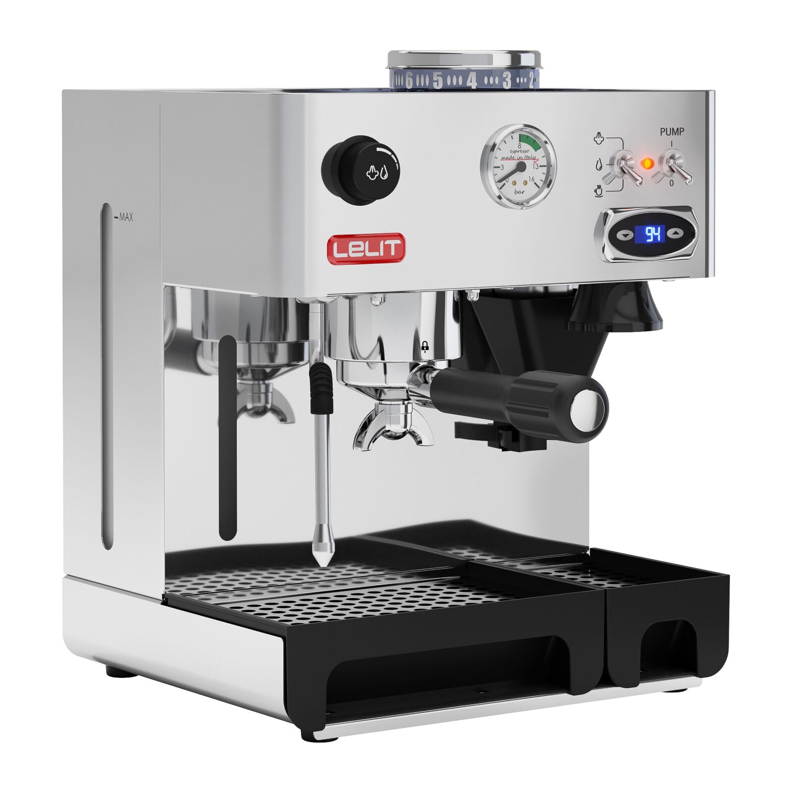 Lelit Anita - PL042TEMD Espresso machine Brushed Stainless Steel