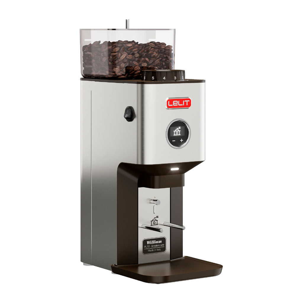 Lelit William - PL72 Coffee grinder Brushed Stainless Steel