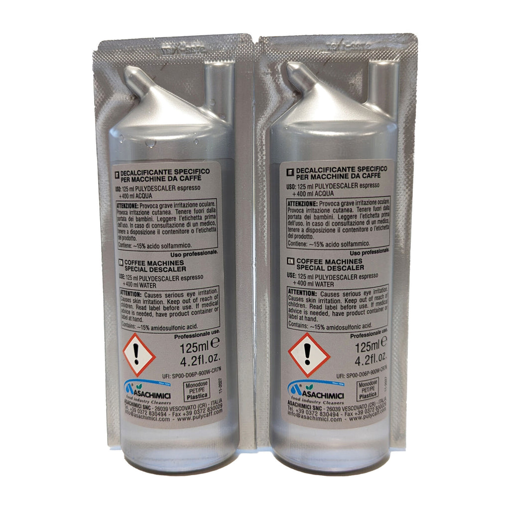 Lelit 2*125 ML Bottles Descale - PLA9204 White