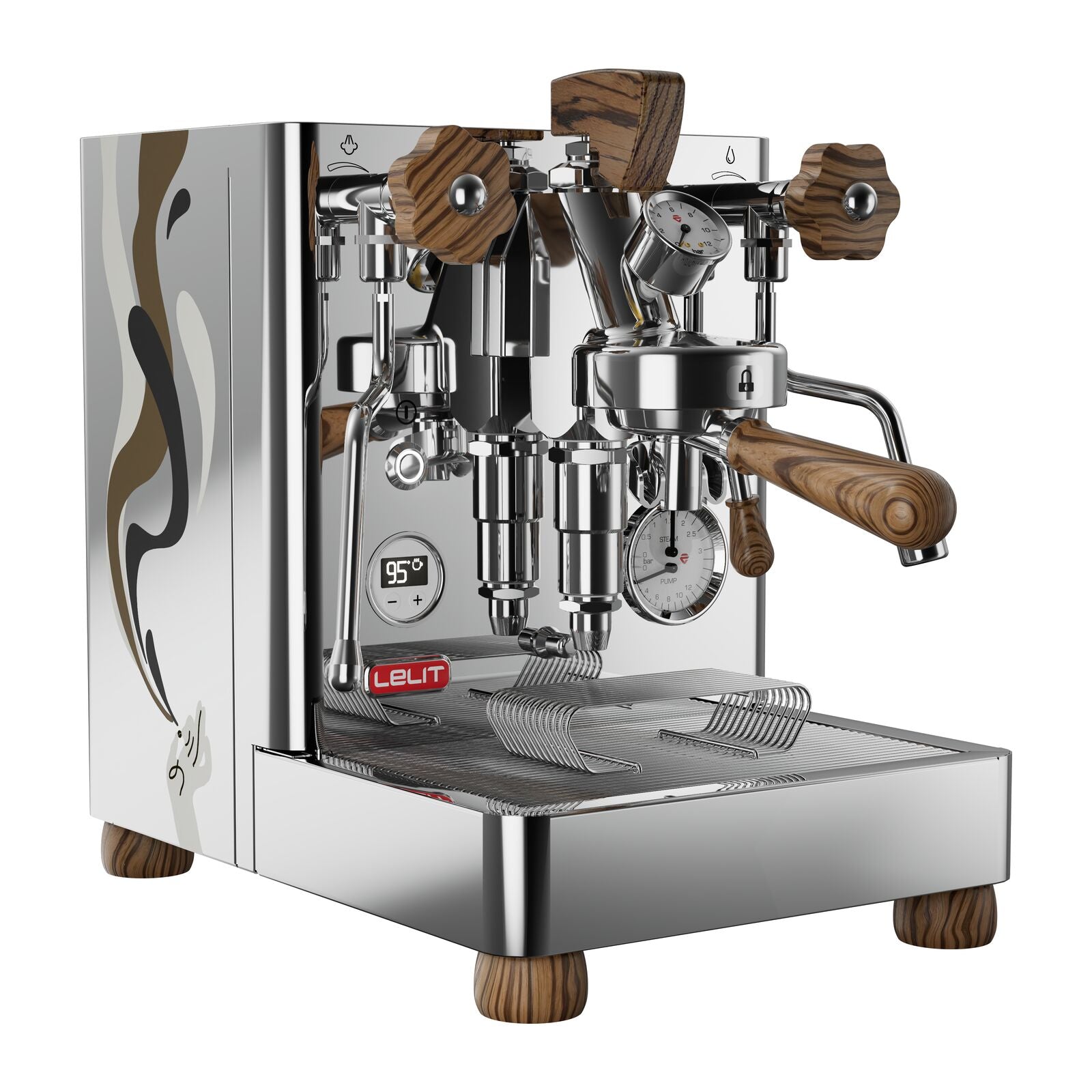 Lelit Bianca 40Years TYPE Q Espresso machine Polished Steel