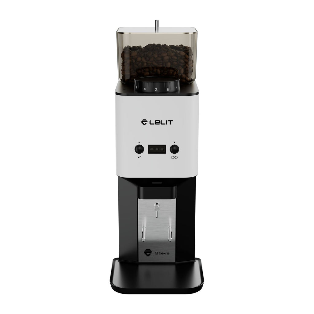 Lelit Steve Flat BURR WHT Type Q Coffee grinder White