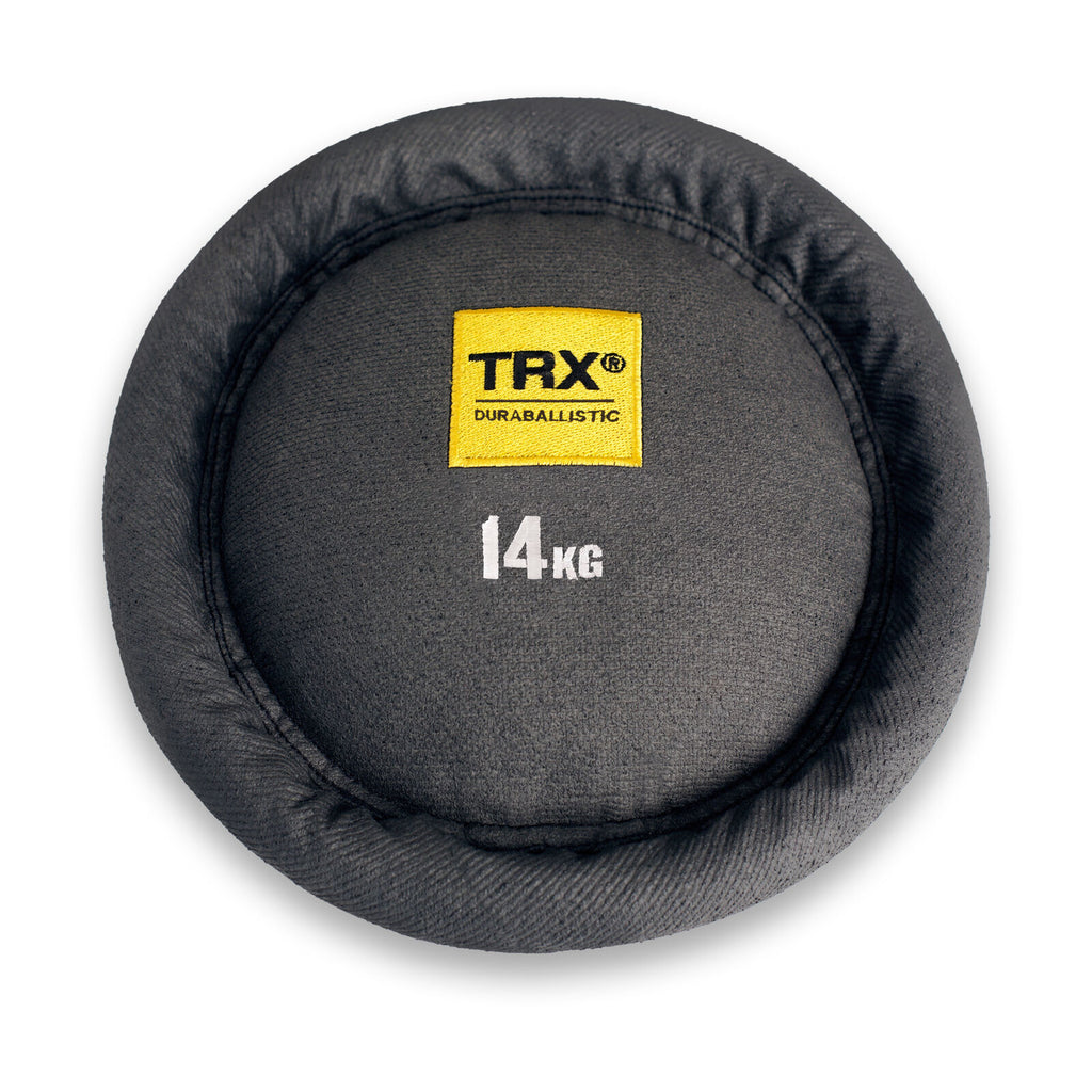 TRX Sand Disc, Duraballistic 14 kg Sandbag and Powerbag Black