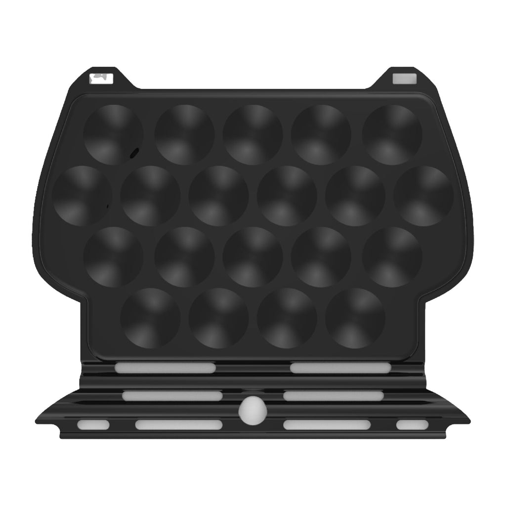 NomadiQ Dutch Pancake Grill Plate Black