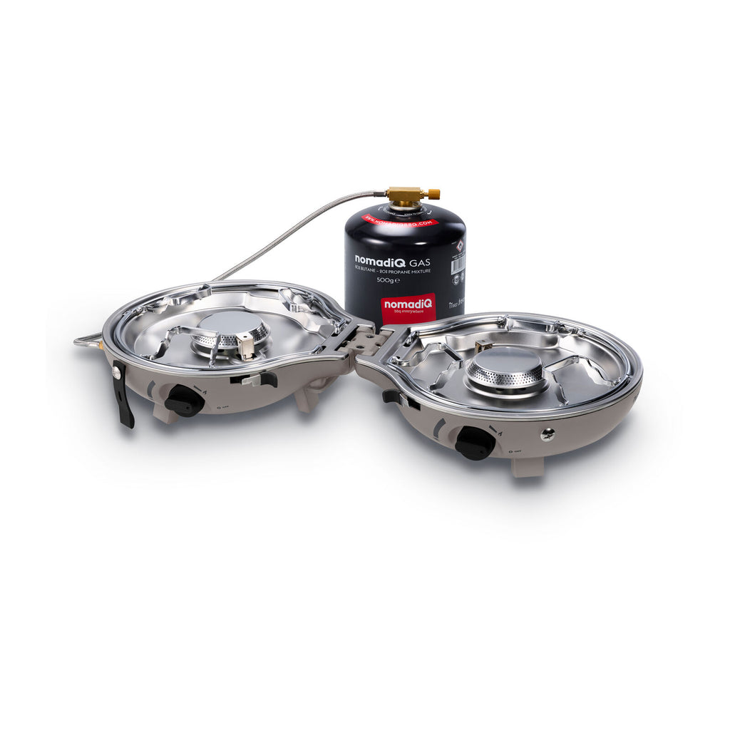 NomadiQ Compact Portable outdoor Stoove Gas BBQ Urban Grey