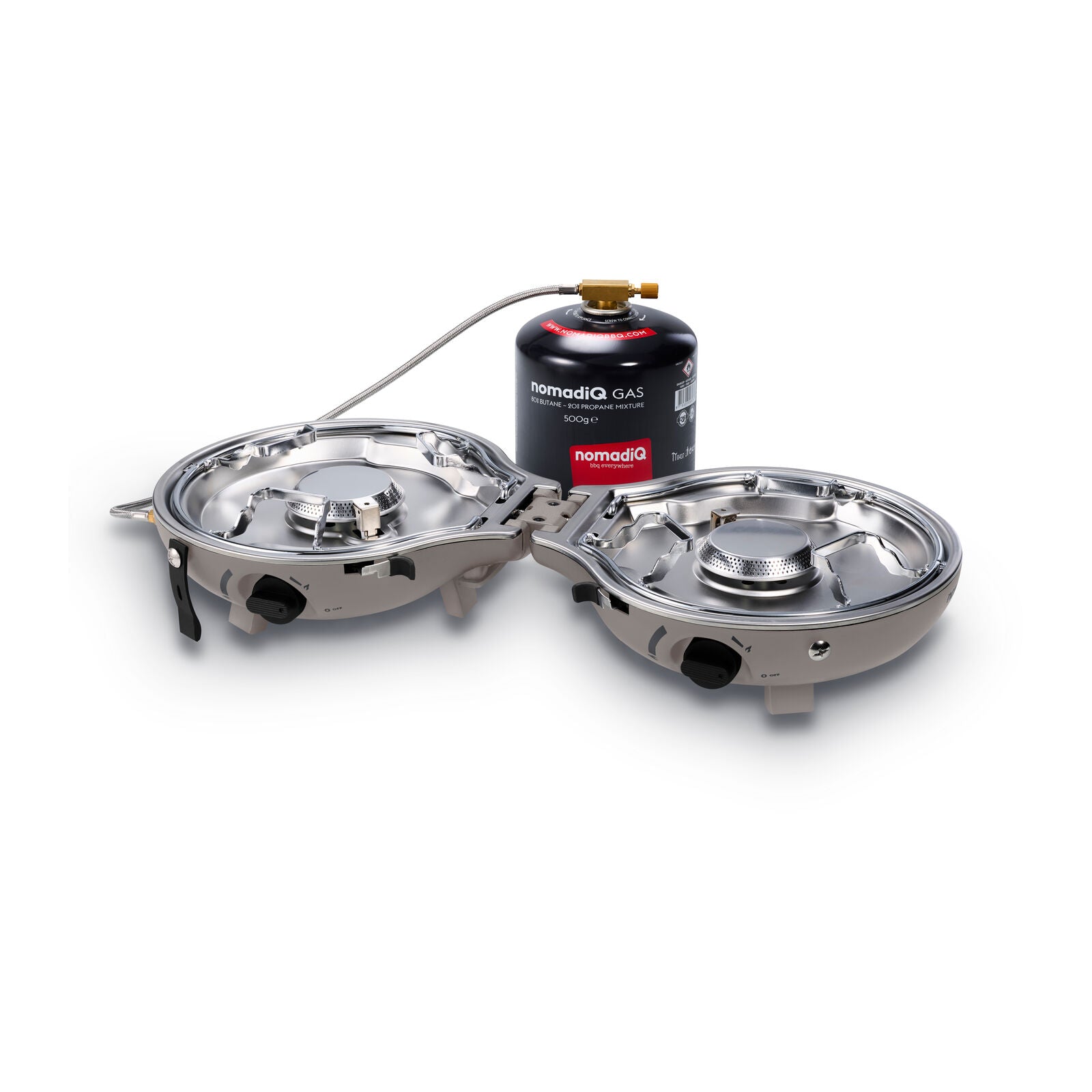 NomadiQ Compact Portable outdoor Stoove Gas BBQ Urban Grey