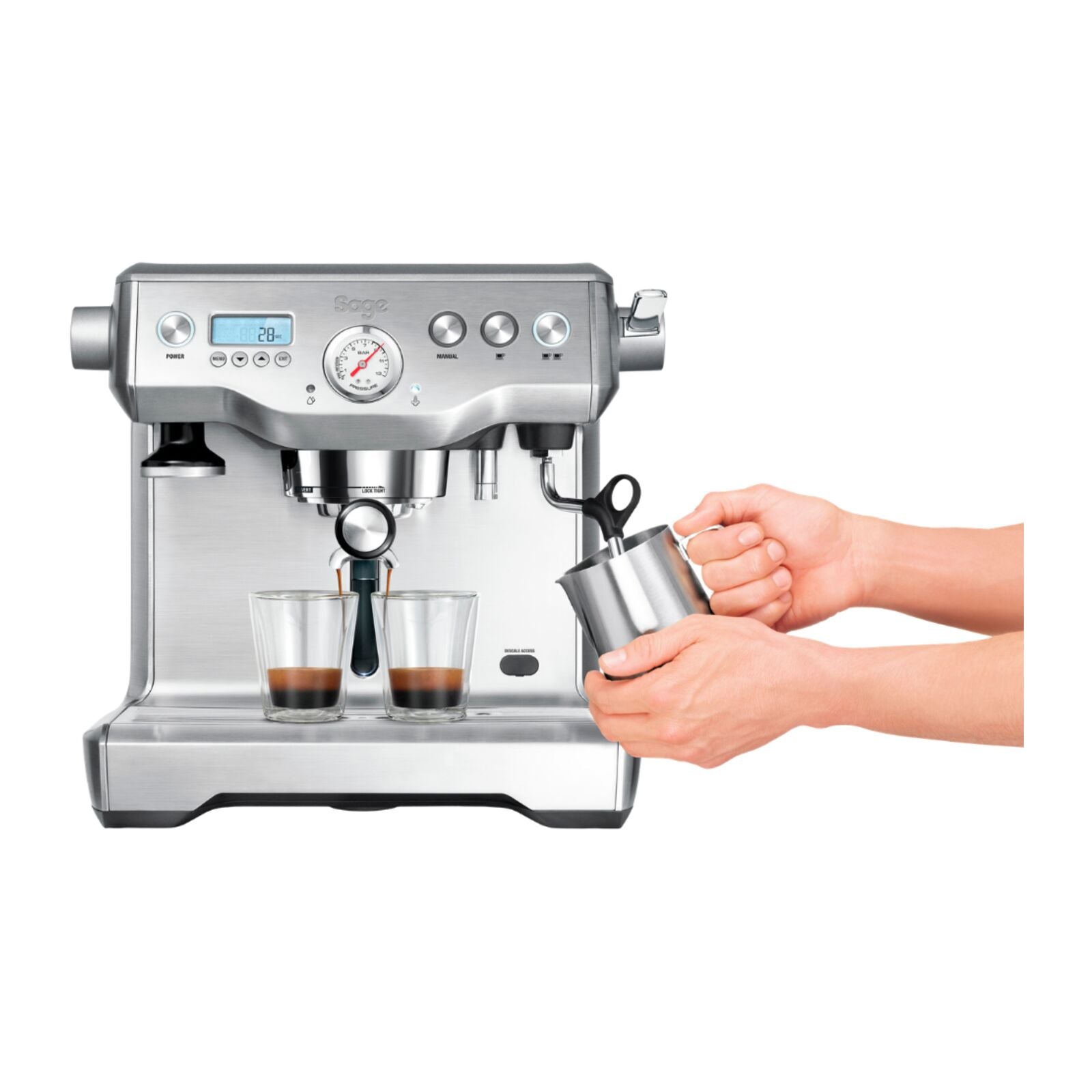 Sage SES920BSS Espresso machine Brushed steel