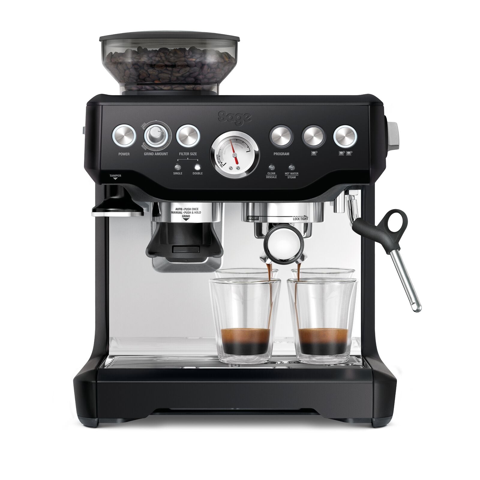 Sage SES875BTR Barista Express Espresso machine Black Truffle