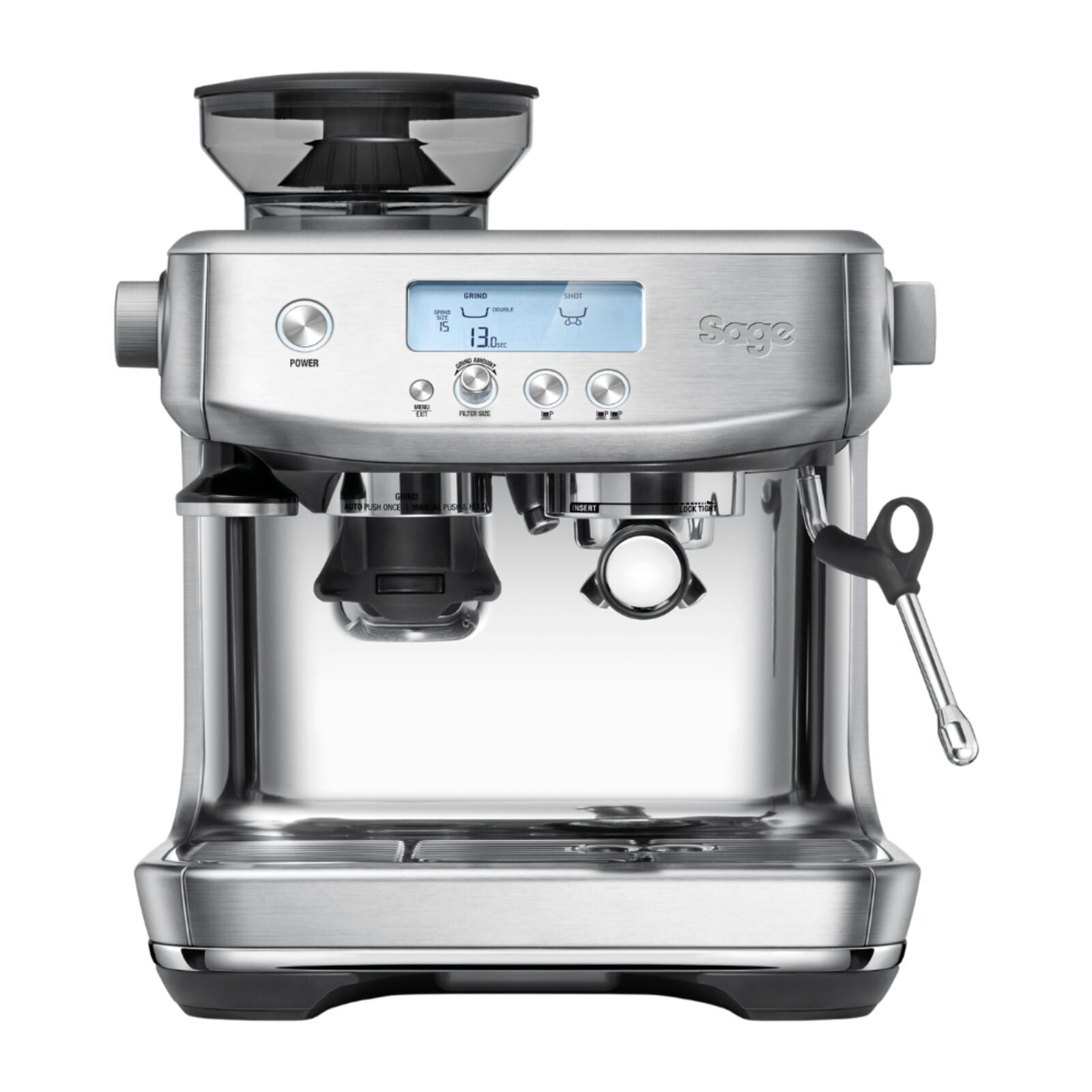 Sage SES878BSS Espresso machine Brushed steel