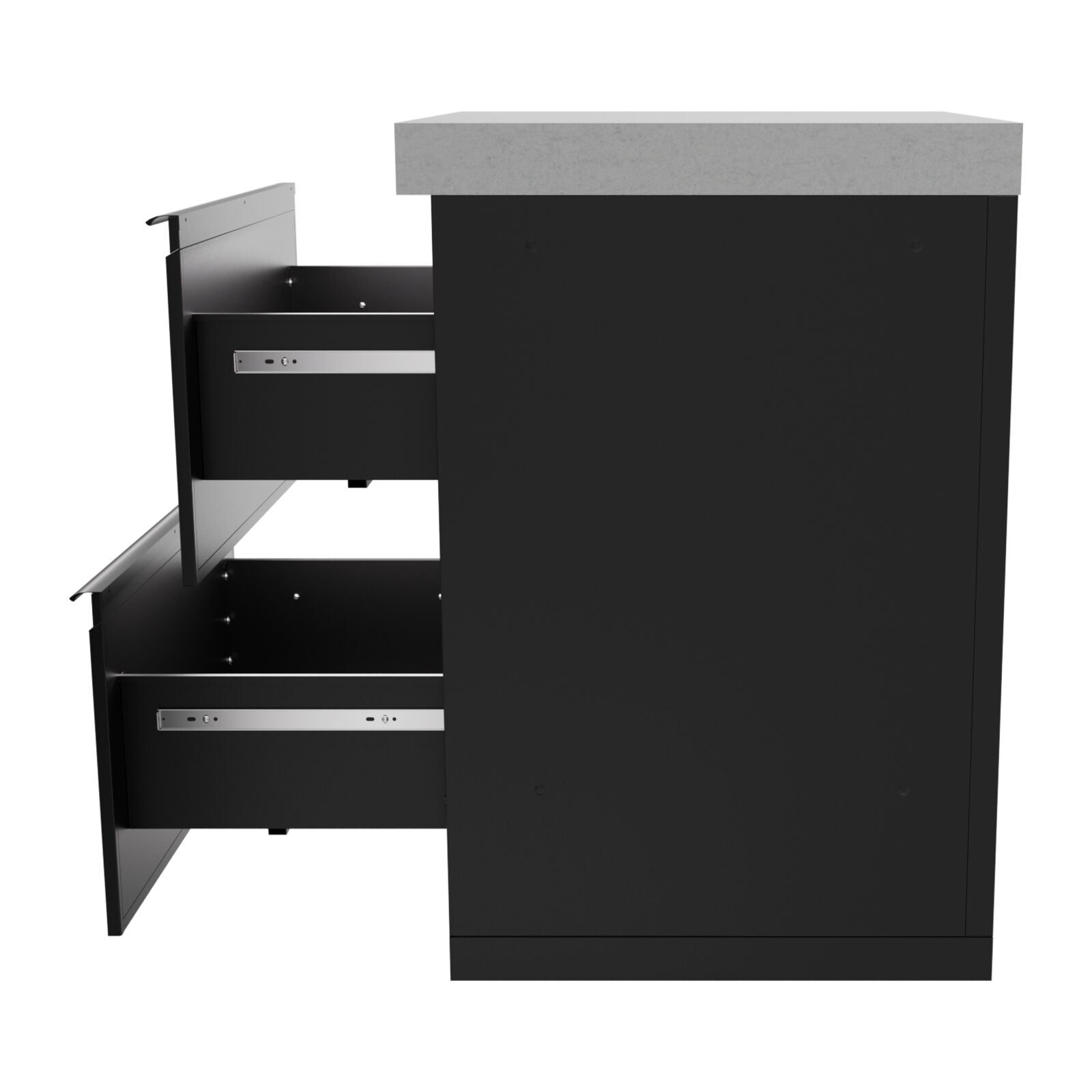 Everdure Seabreeze Double Drawer Module Black Finish Module Black