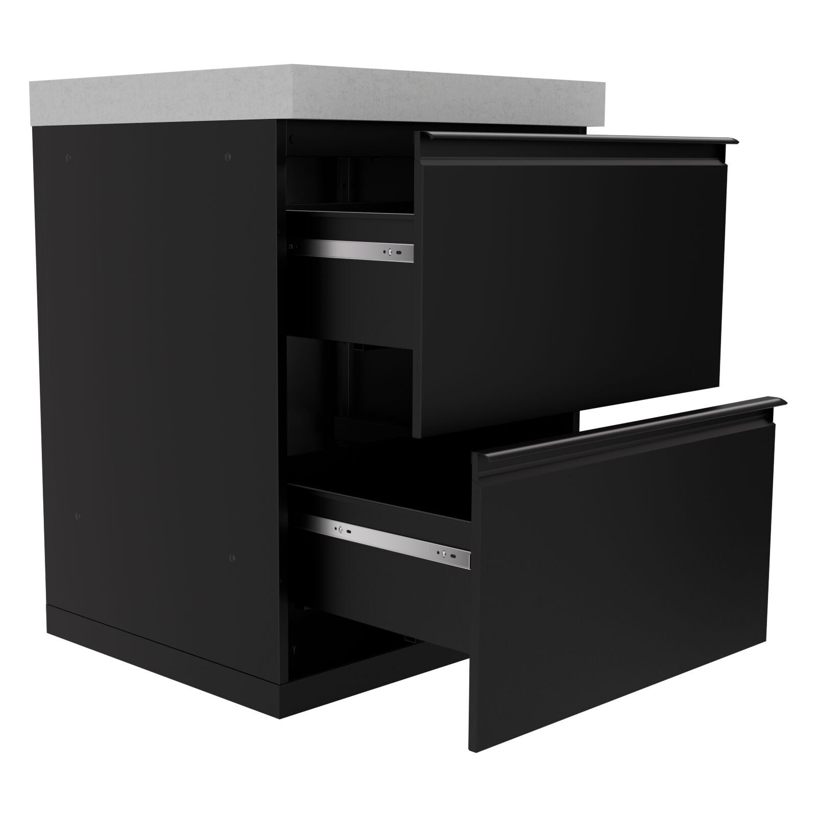 Everdure Seabreeze Double Drawer Module Black Finish Module Black