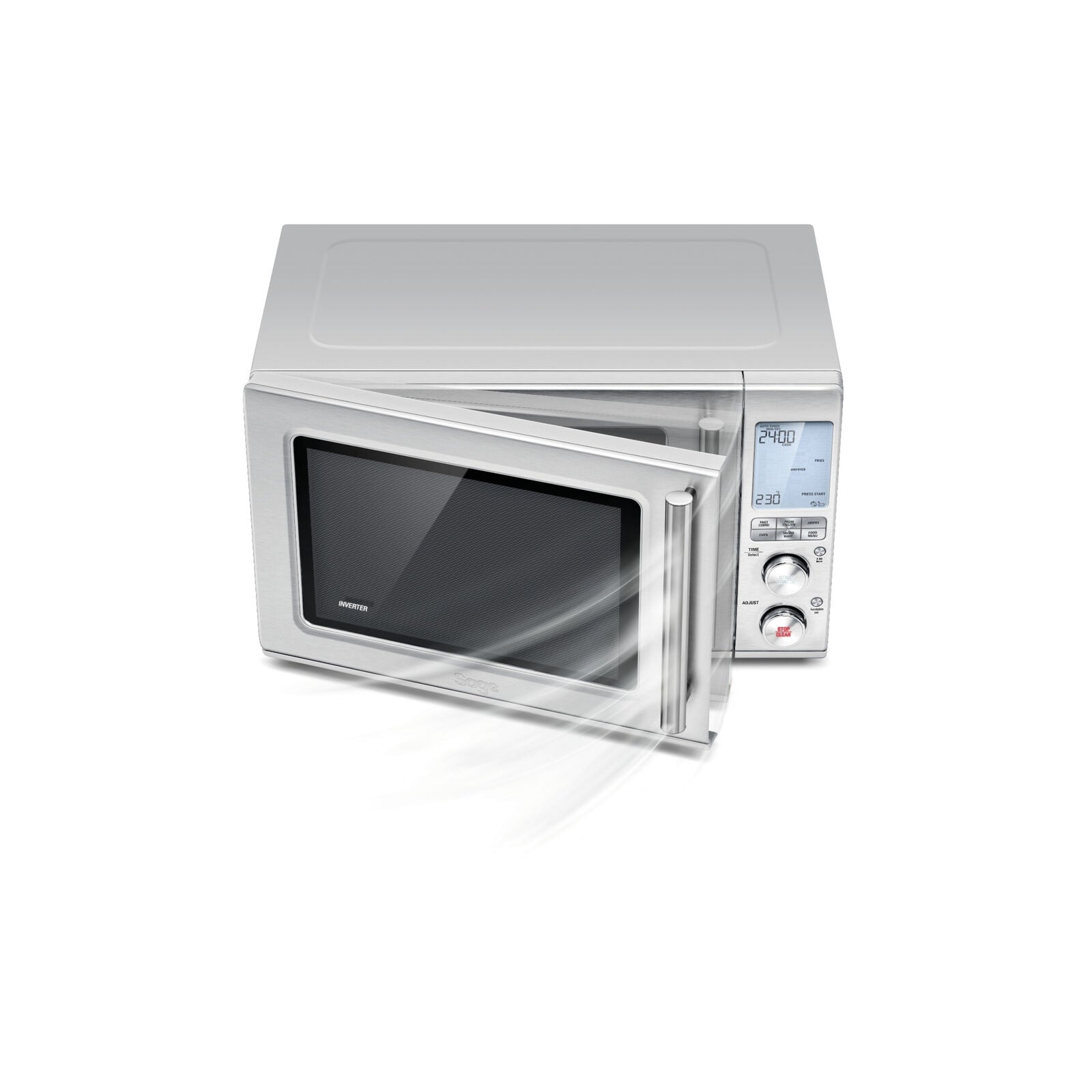 Sage SMO870BSS 3 IN 1 Microwave Oven Microwave and combioven Brushed steel