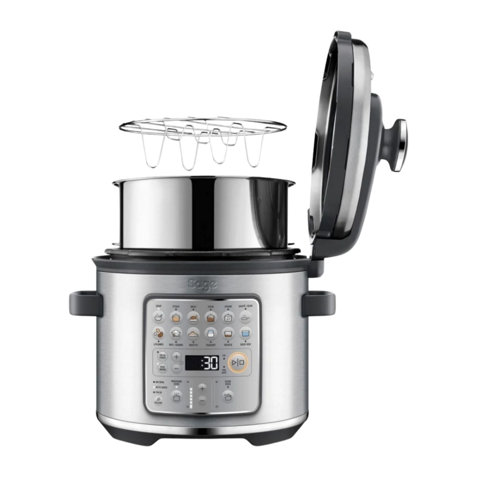 Sage SPR680BSS Pressure cooker Brushed steel
