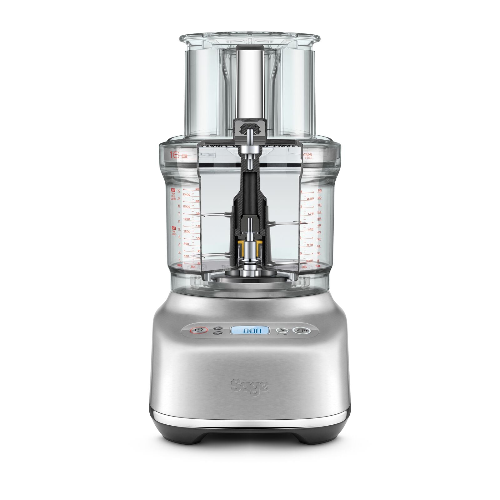 Sage SFP838BSS Food processor Brushed Stainless Steel