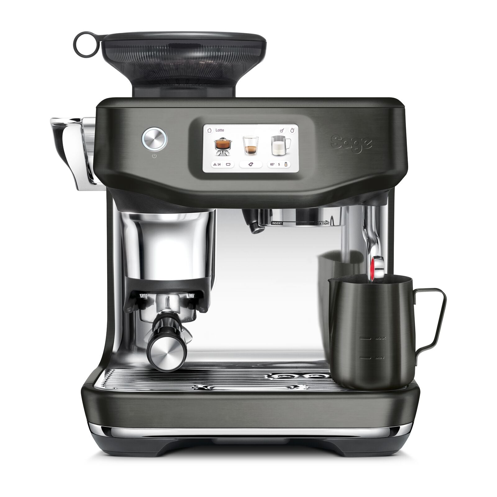 Sage SES881BST Espresso machine Black steel