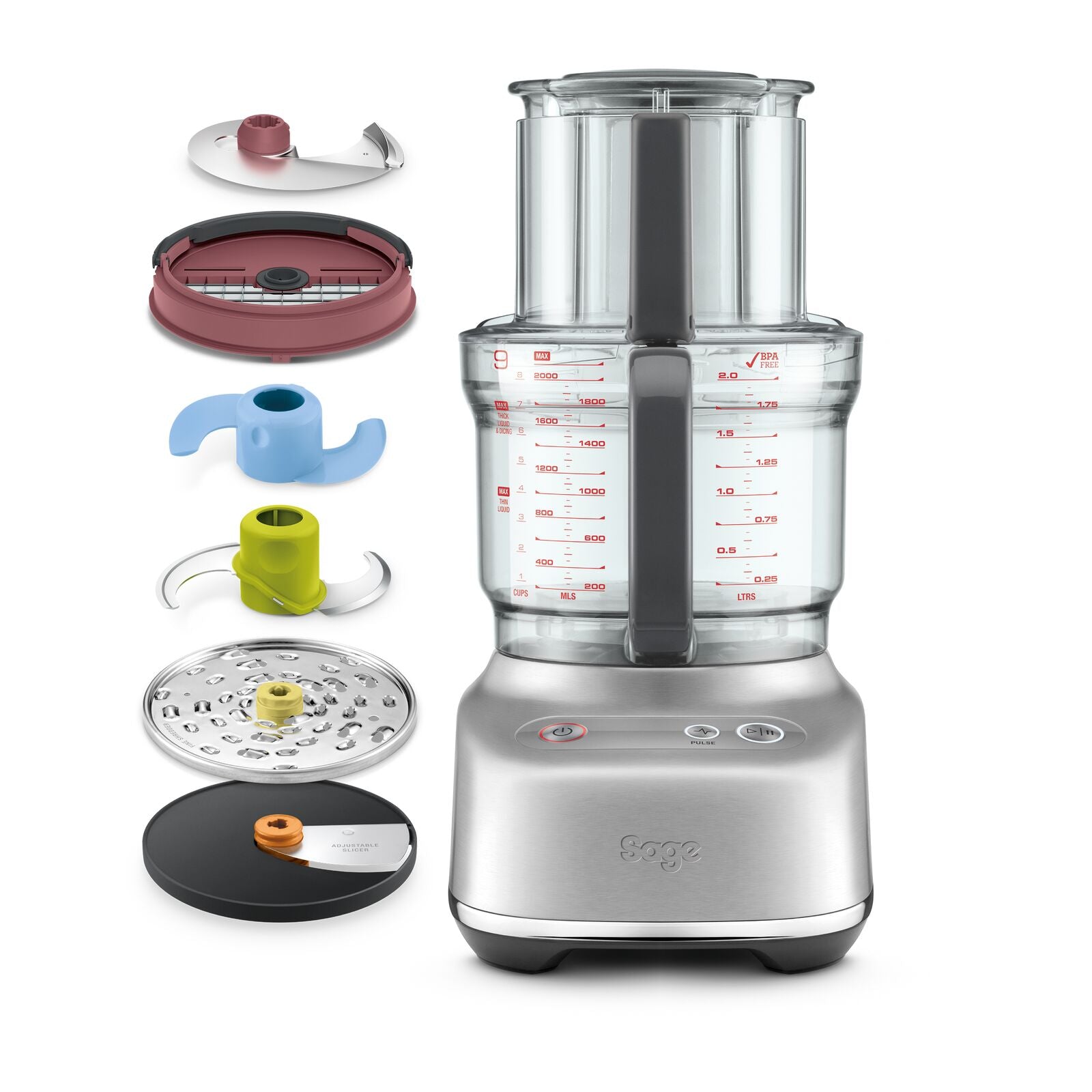 Sage SFP638BSS Food processor Brushed Stainless Steel