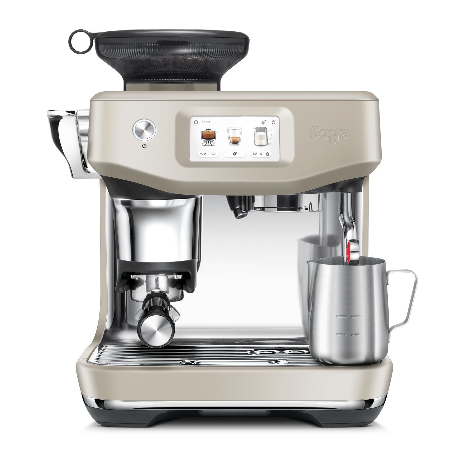 Sage SES882ALM Barista Touch Impress Cold Espresso machine Almond Nougat