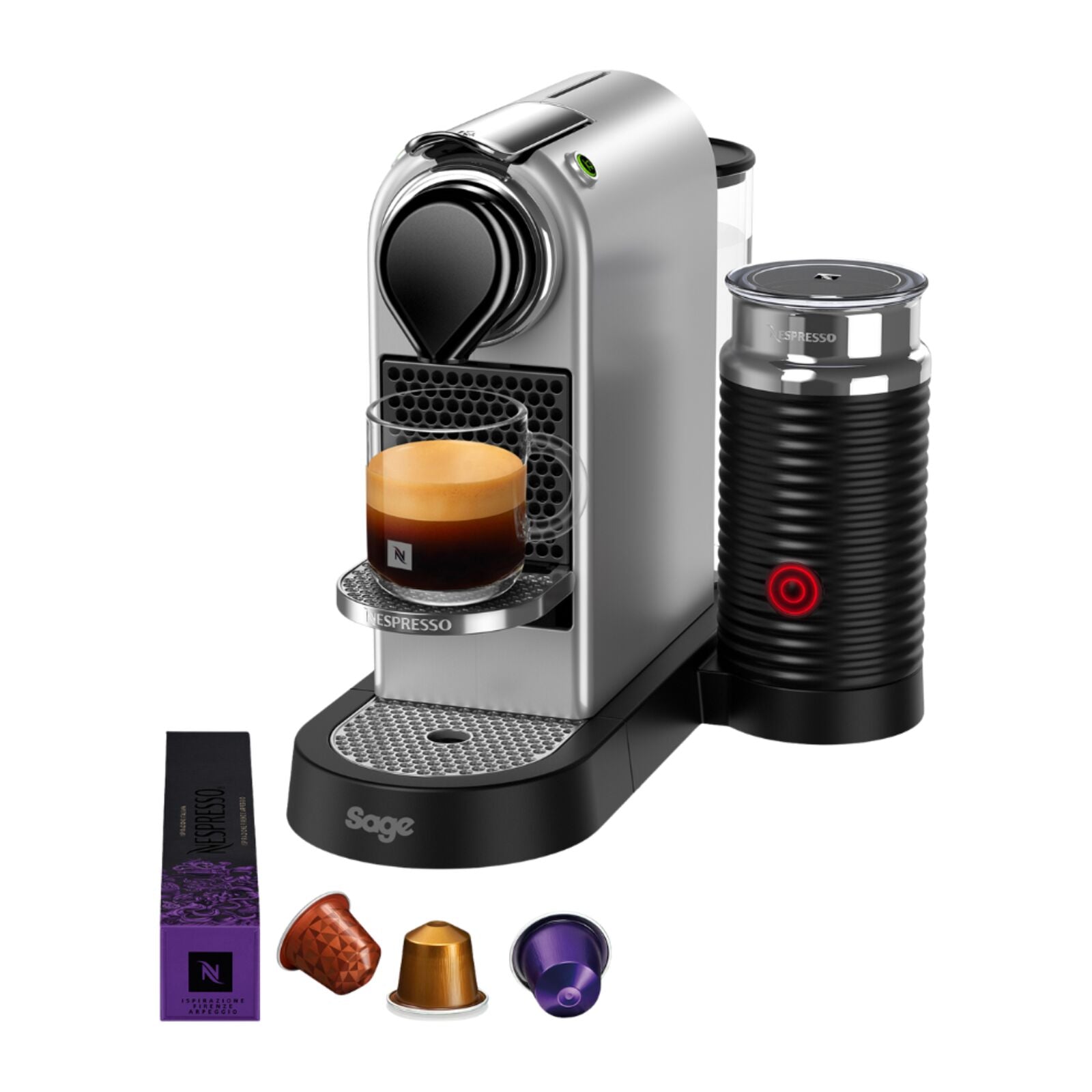 Sage SEC660SIL Nespresso CitiZ & Milk Capsule machine Silver