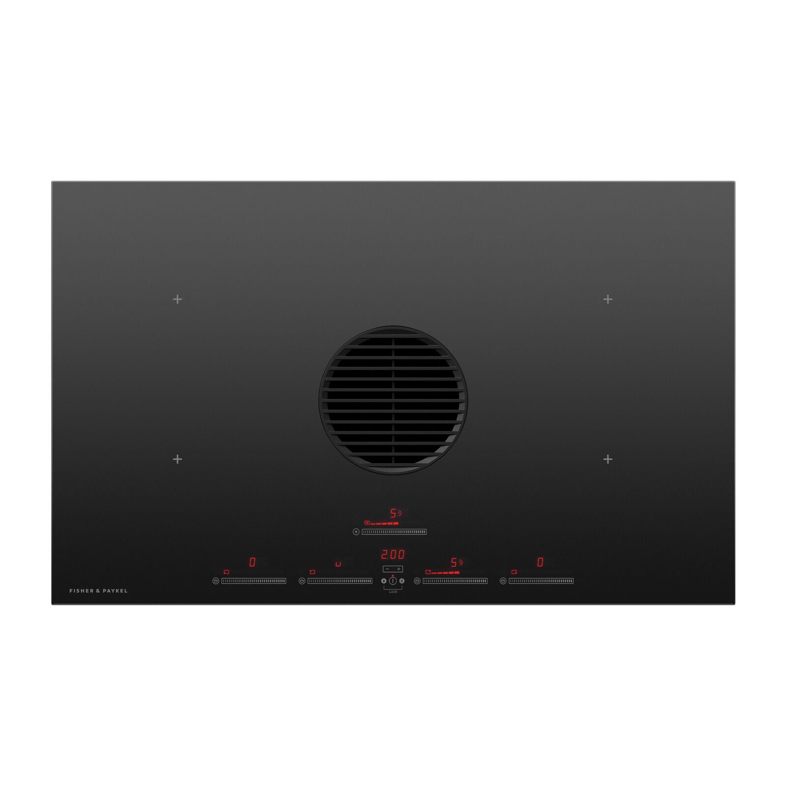 Fisher & Paykel CID834DTB4 Hood in hob Black
