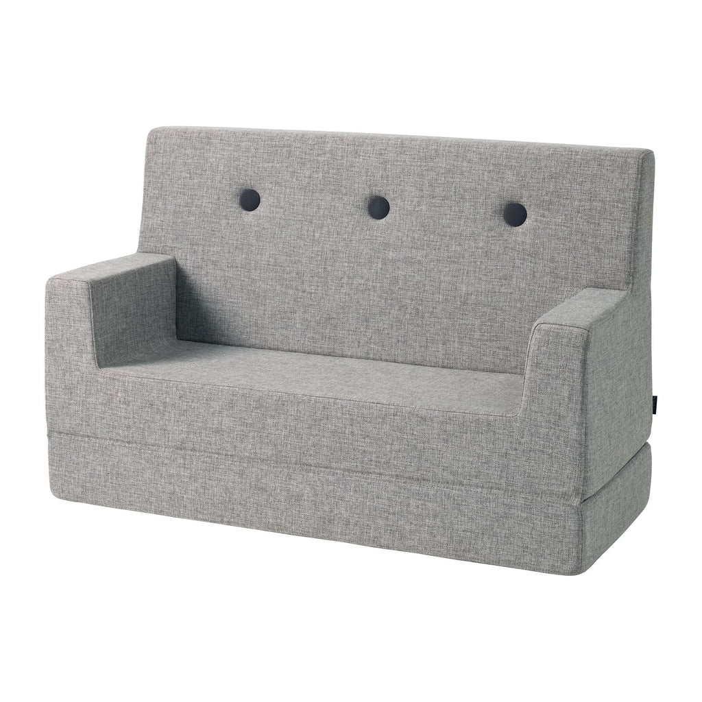 By KlipKlap KK Kindersofa Multi Grau mit Grau