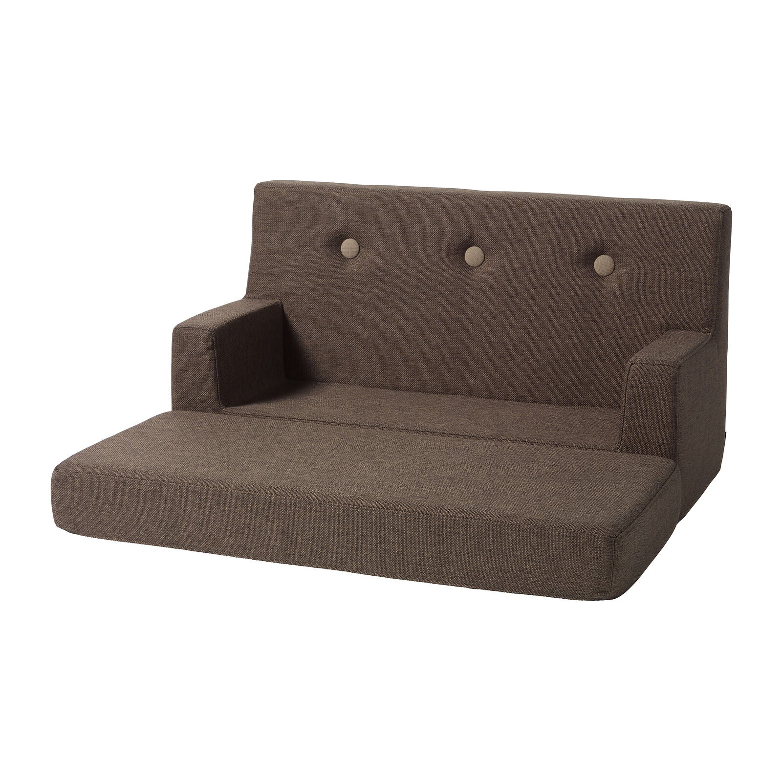 By KlipKlap KK Børnesofa Brun m. Sand