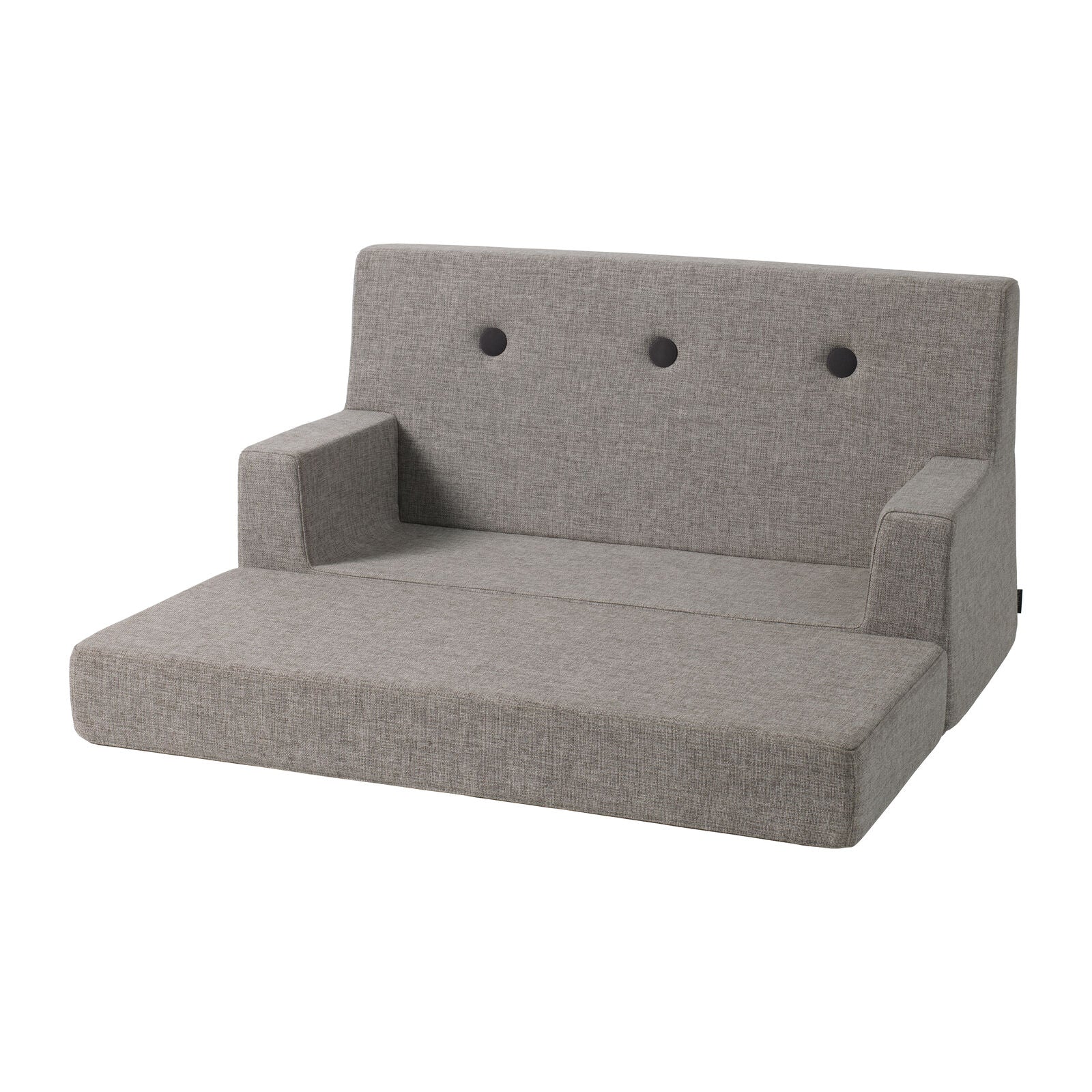 By KlipKlap KK Kindersofa Multi Grau mit Grau